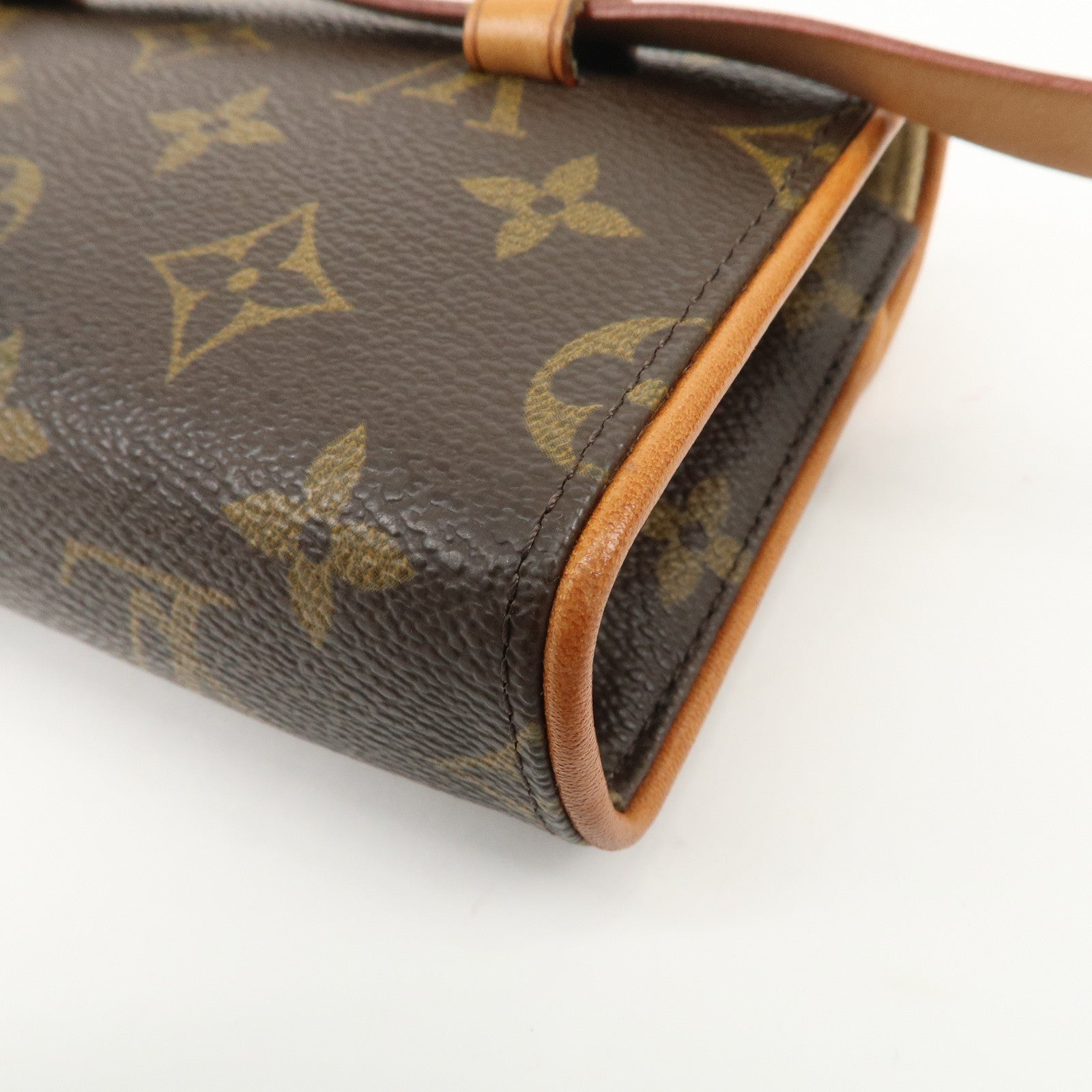 Louis Vuitton Monogram Pochette Florentine Waist Bag BeltXS M51855 Used