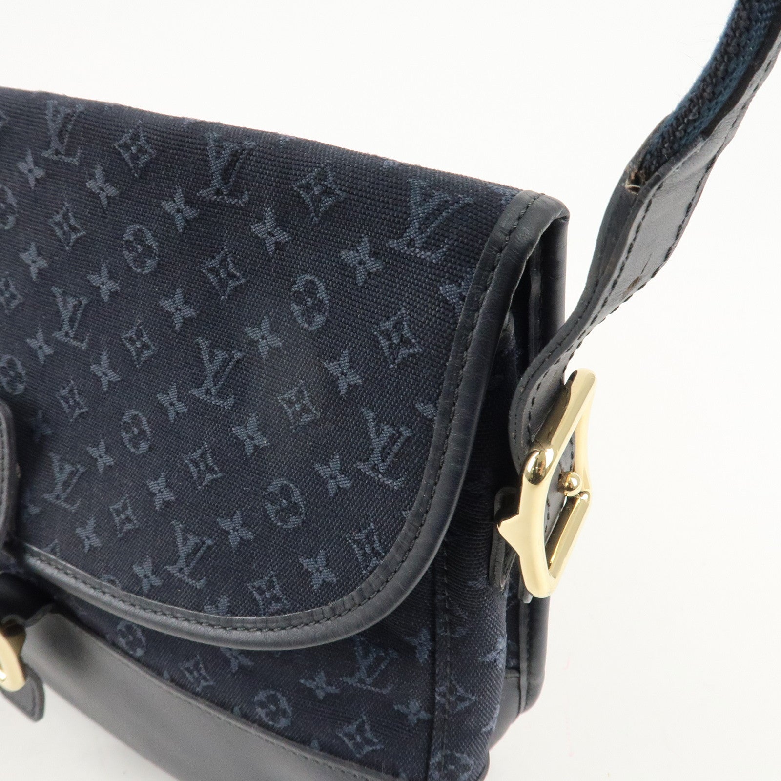 Louis Vuitton Monogram Mini Belanger Shoulder Bag TST Blue M92672 Used