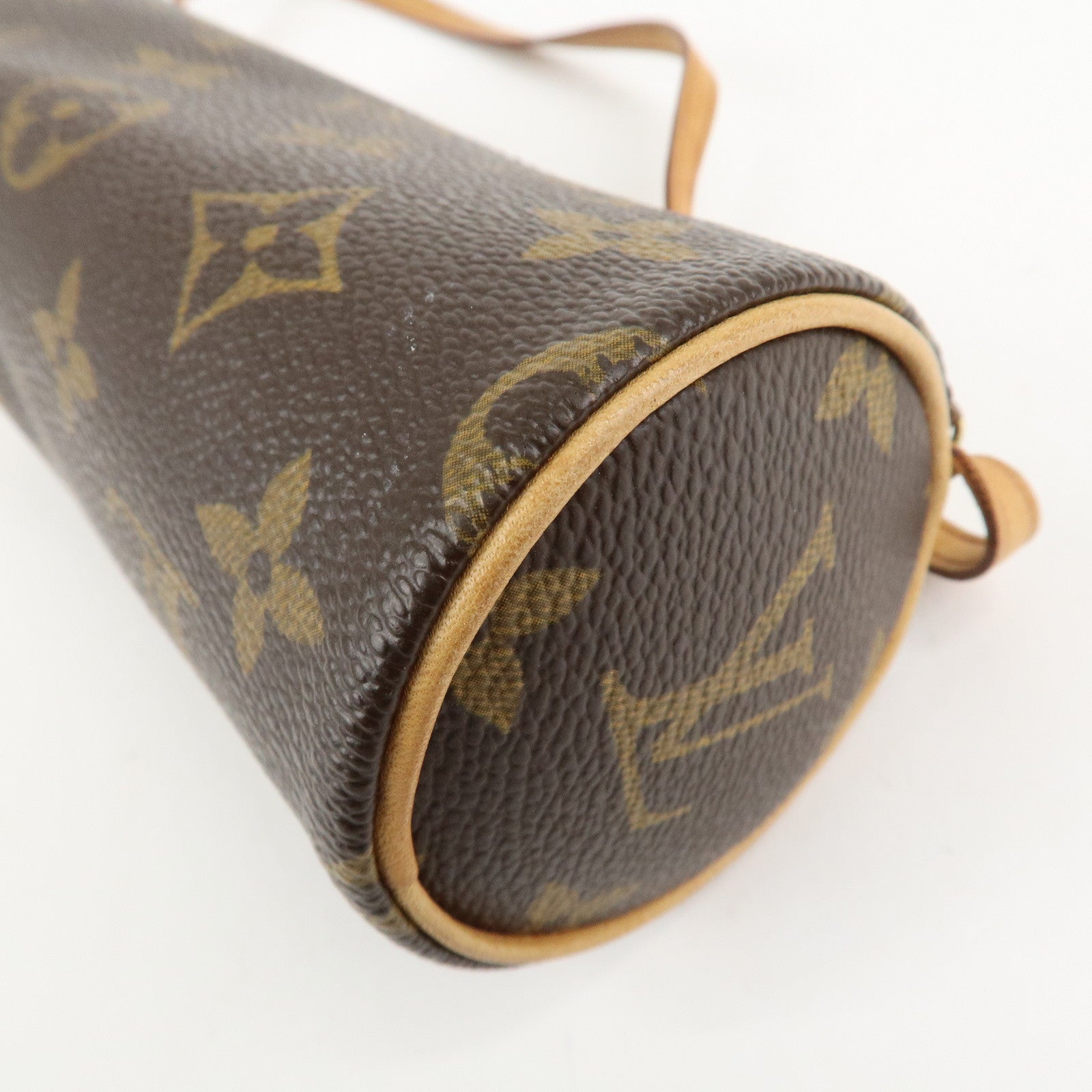 Louis Vuitton Monogram Mini Pouch for Papillon Bag New Style Brown Used