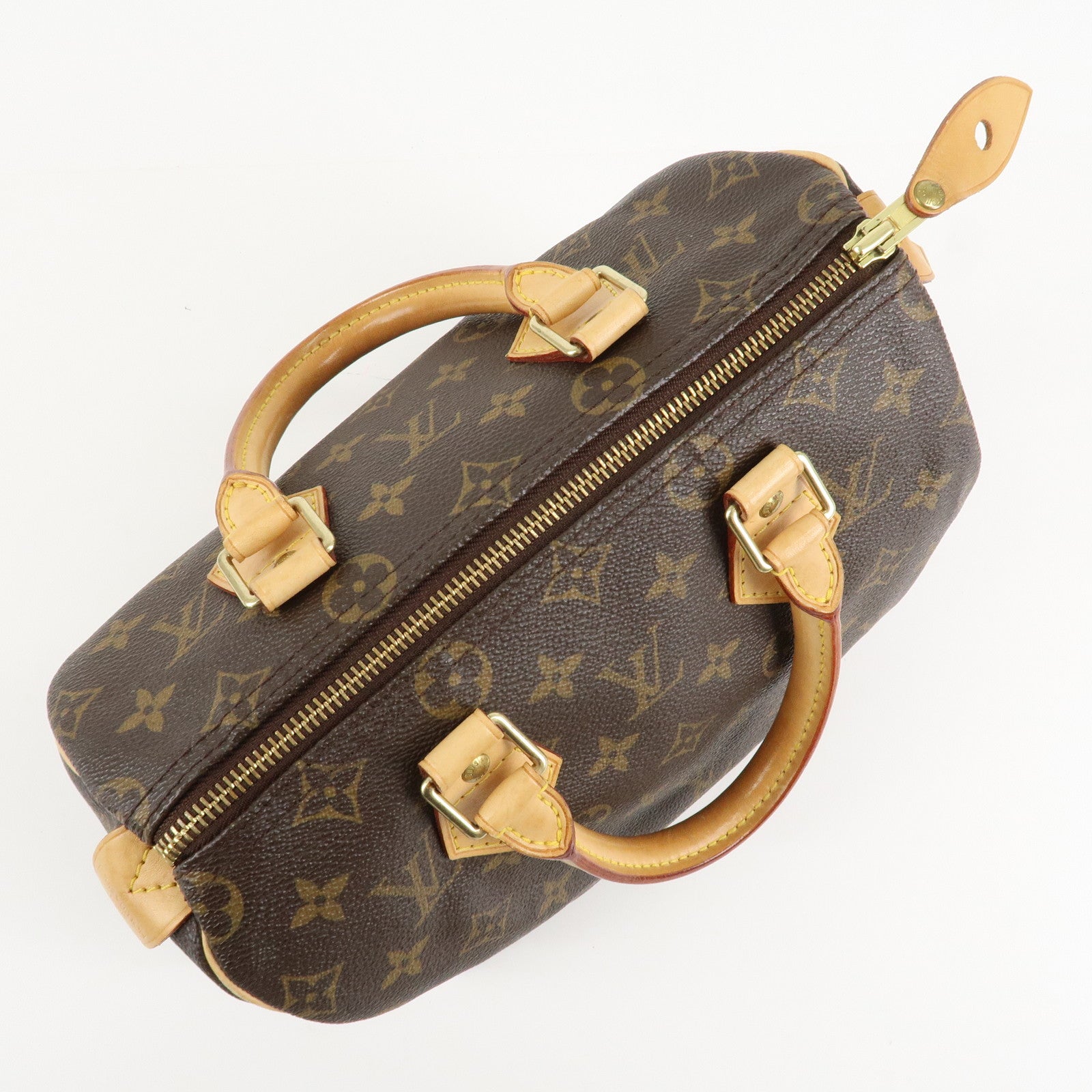 Louis Vuitton Monogram Speedy 25 Hand Bag Boston Bag M41528 Used