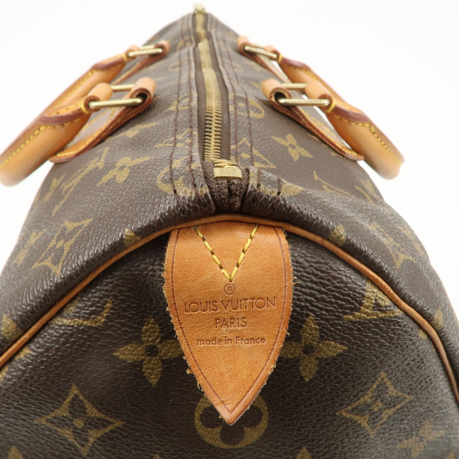 Louis Vuitton Monogram Speedy 35 Hand Bag Boston Bag M41524 Used