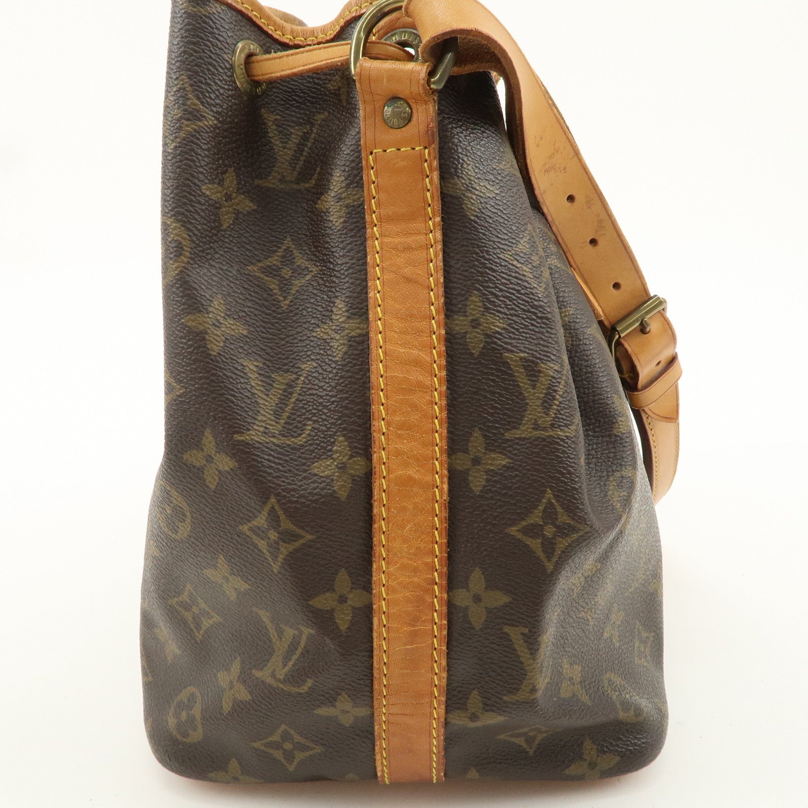 Louis Vuitton Monogram Petit Noe Shoulder Bag Brown M40818