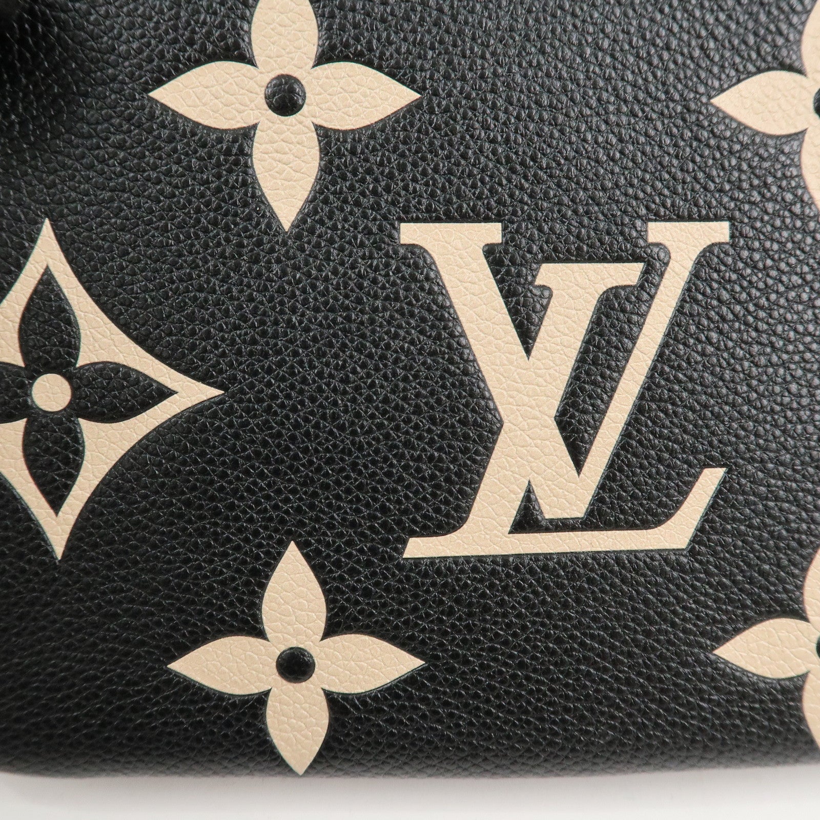 Louis Vuitton Monogram Empreinte Bicolor Pochette Double Zip Used