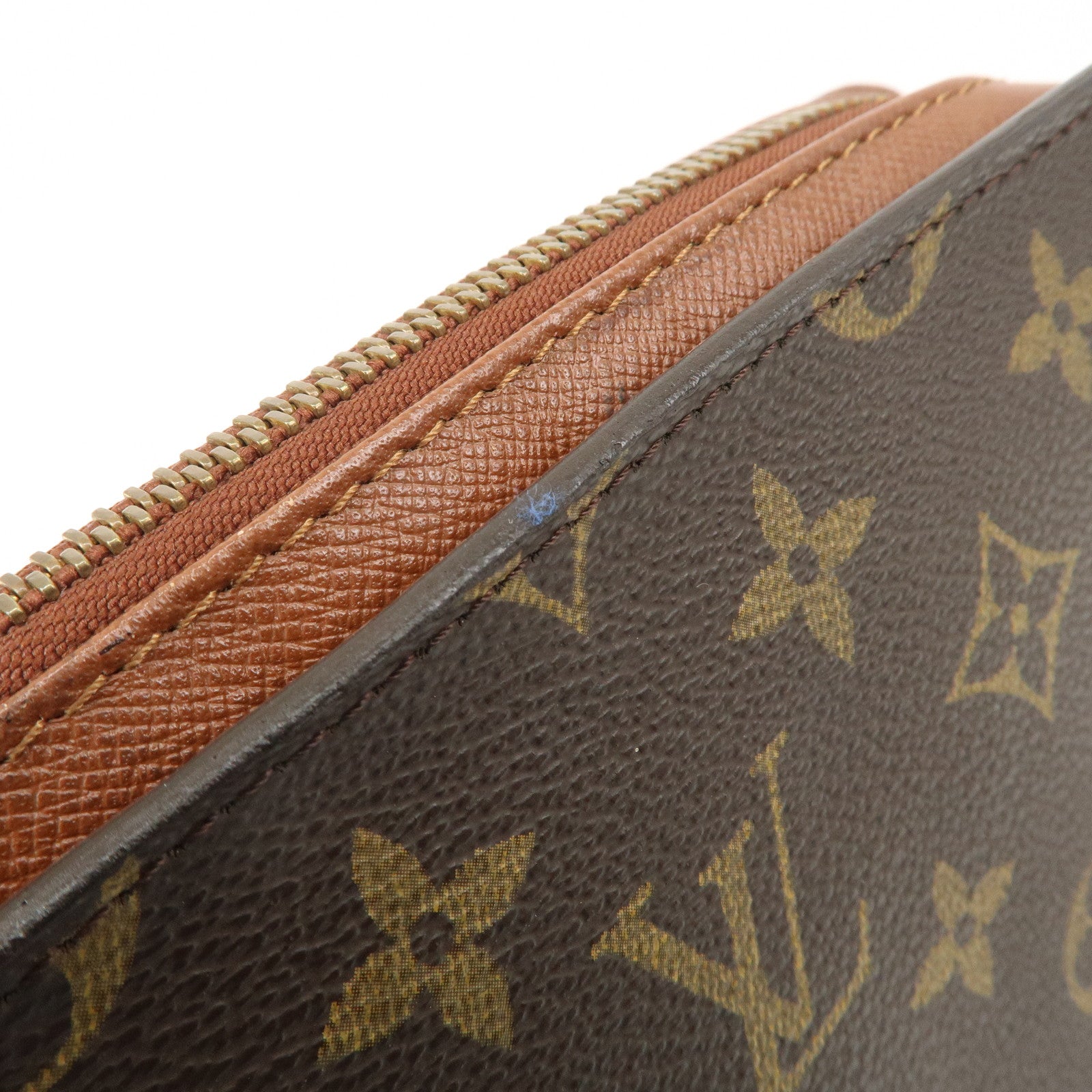 Louis Vuitton Monogram Orsay Clutch Bag Pouch Brown M51790 Used