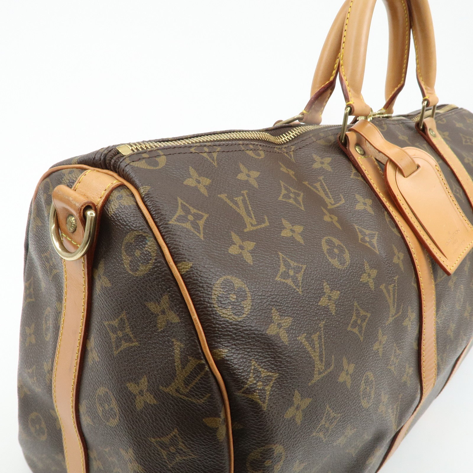 Louis Vuitton Monogram Keep All Bandouliere 50 Boston Bag M41416 Used