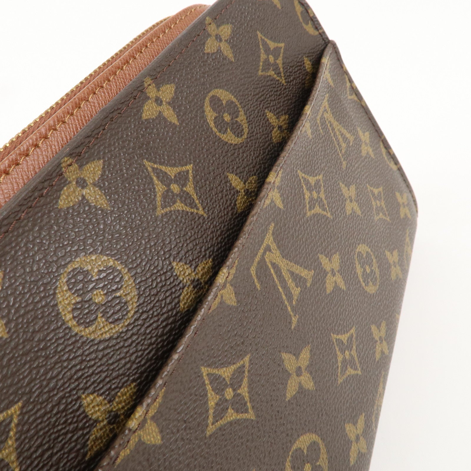 Louis Vuitton Monogram Orsay Clutch Bag Pouch Brown M51790