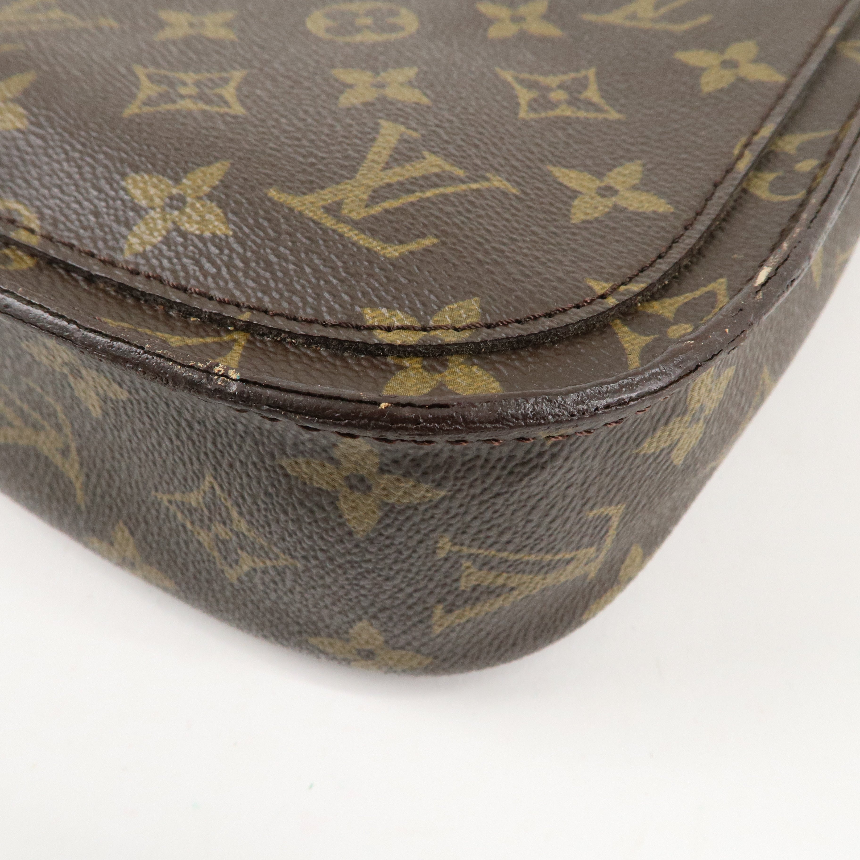 Louis Vuitton Monogram Saint Cloud GM Shoulder Bag Brown M51242