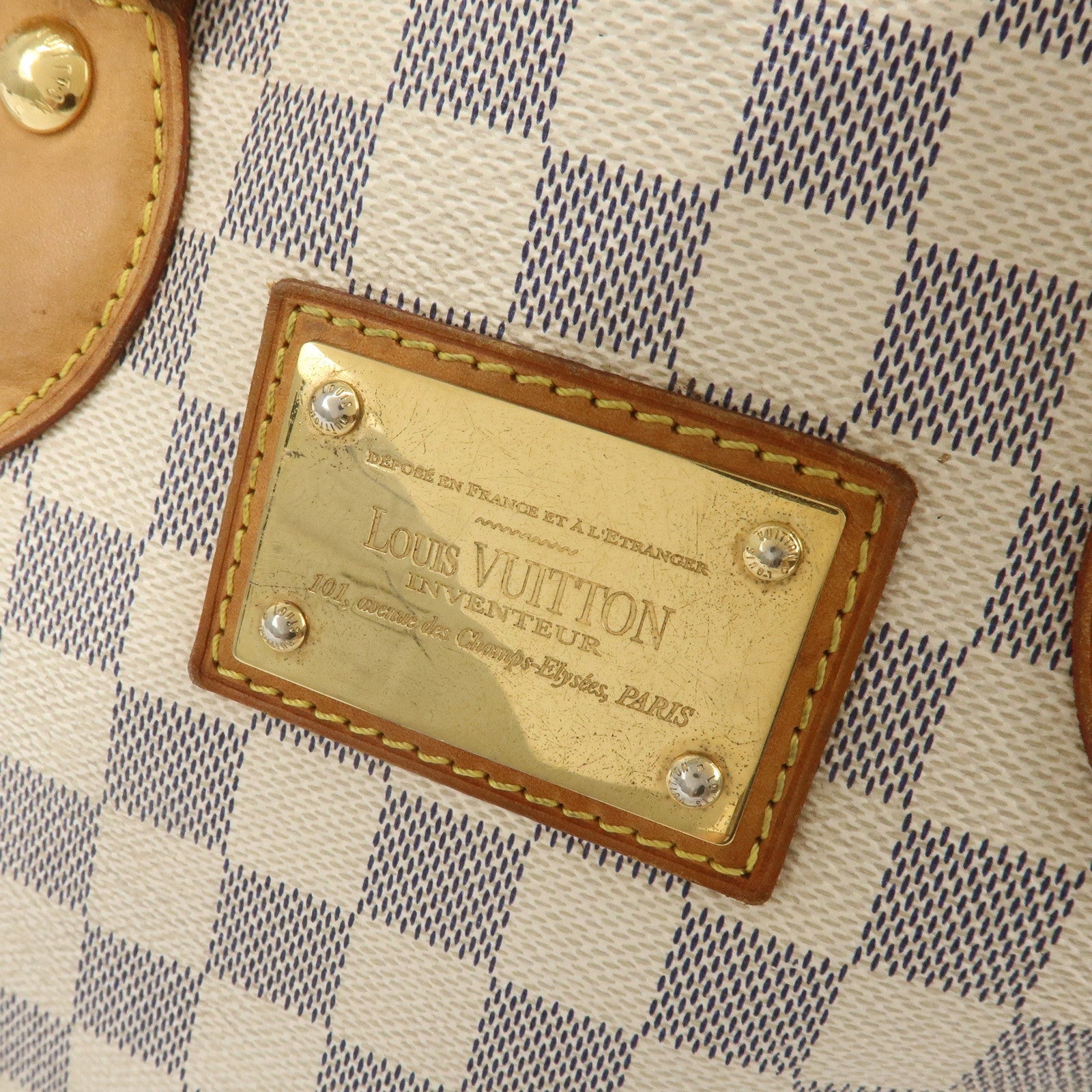 Louis Vuitton Damier Azur Hampstead PM Hand Bag N51207