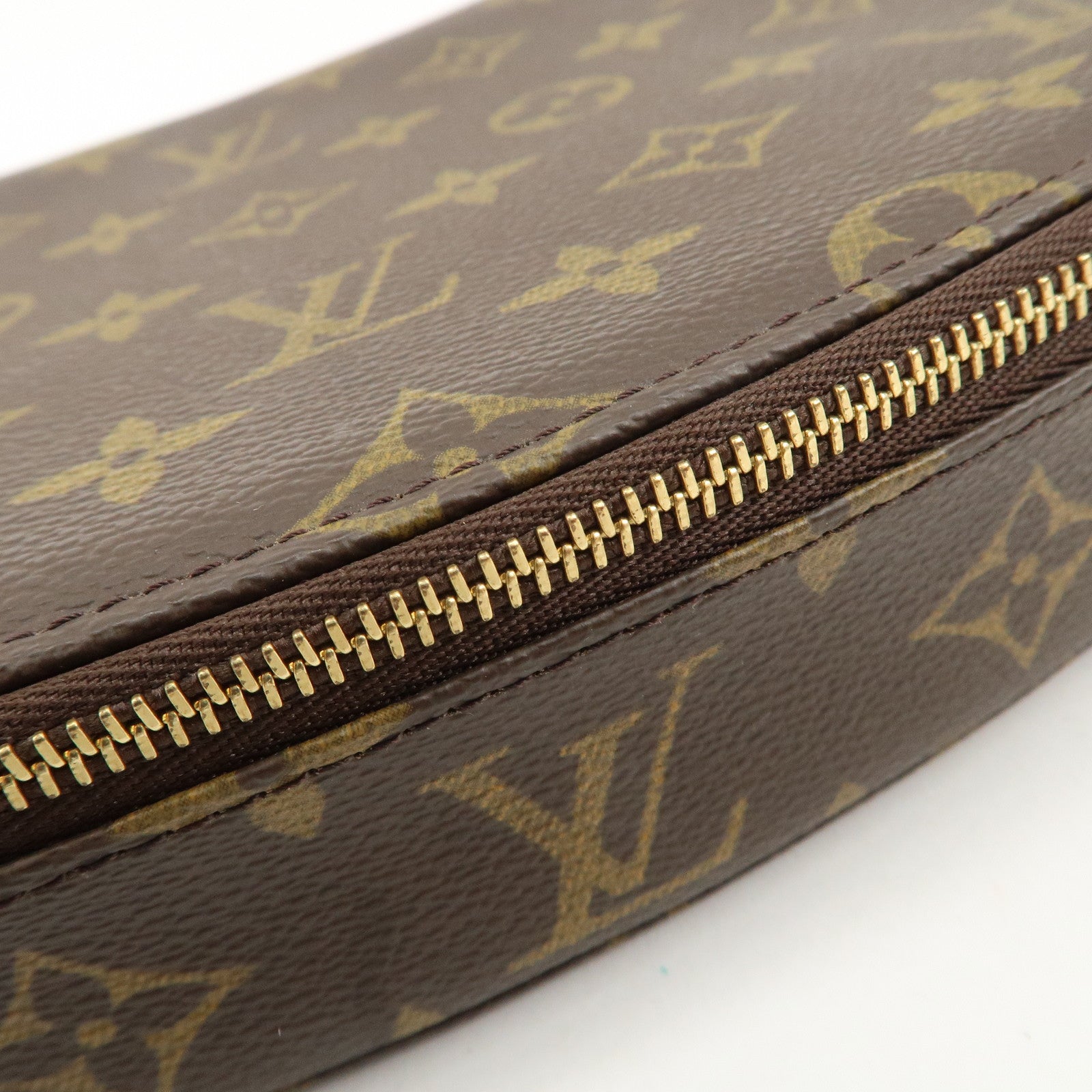 Louis Vuitton Monogram Posh Monte Carlo Pouch Brown M47352 Used