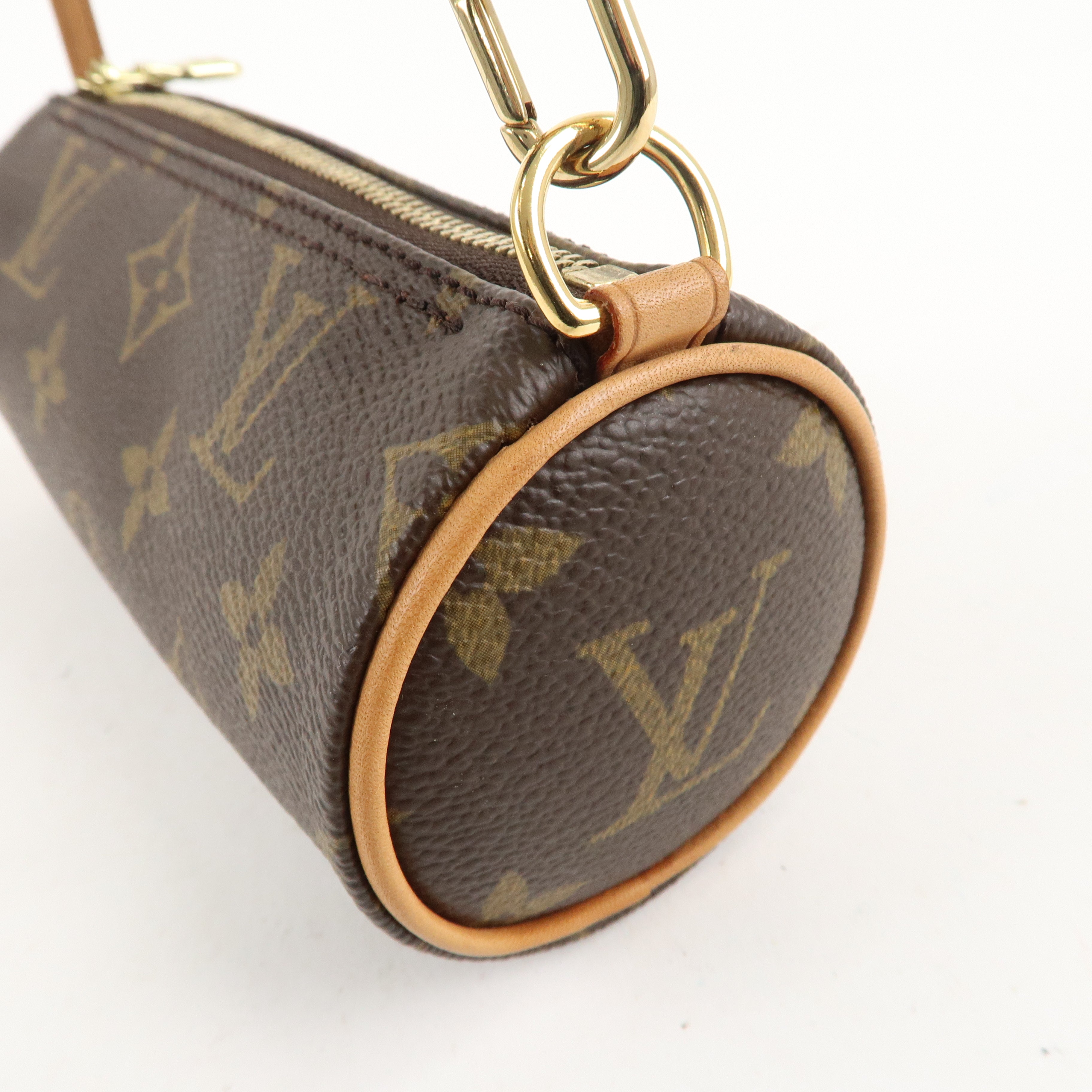 Louis Vuitton Monogram Mini Pouch for Papillon Hand Bag Brown