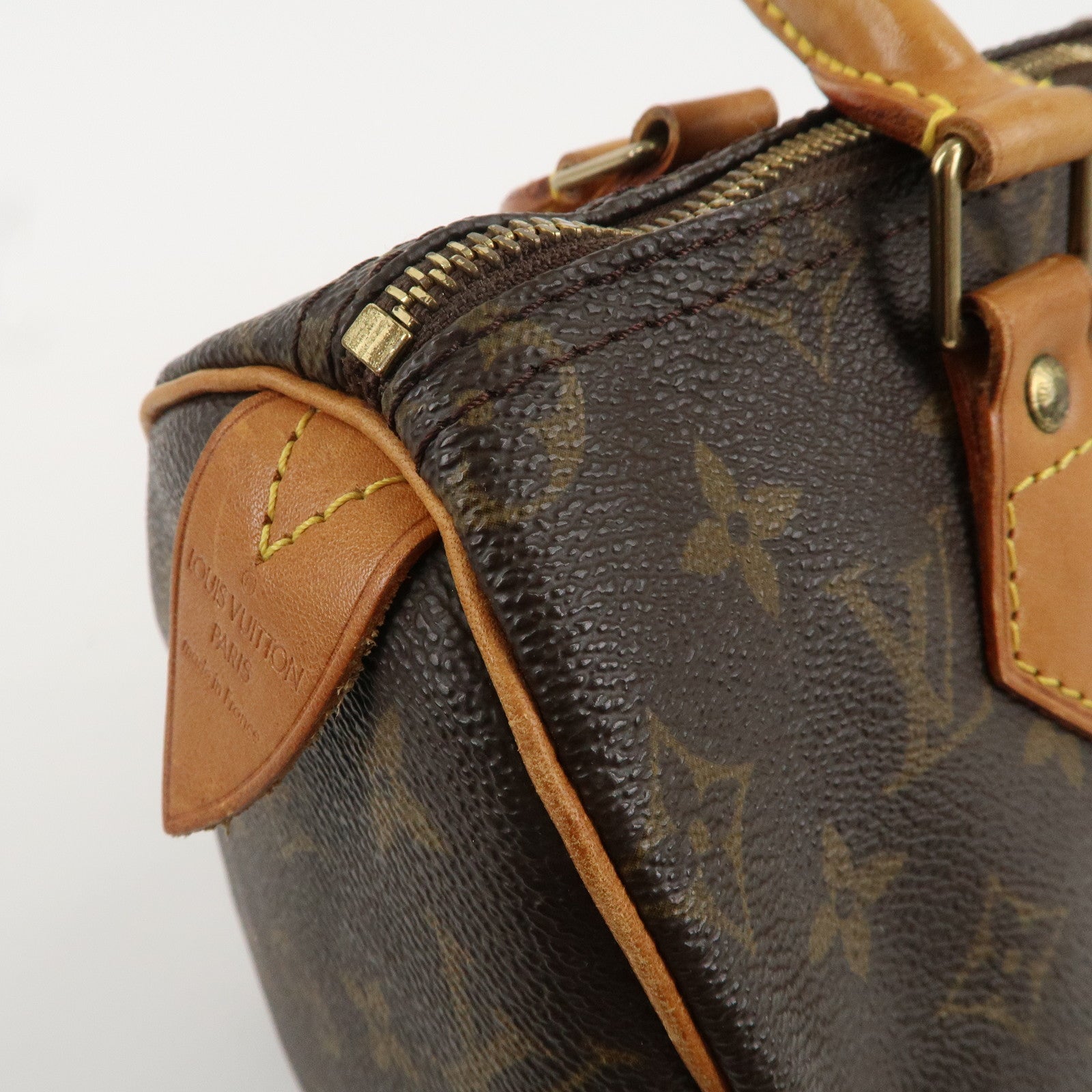 Louis Vuitton Monogram Speedy 25 Hand Bag Boston Bag M41528