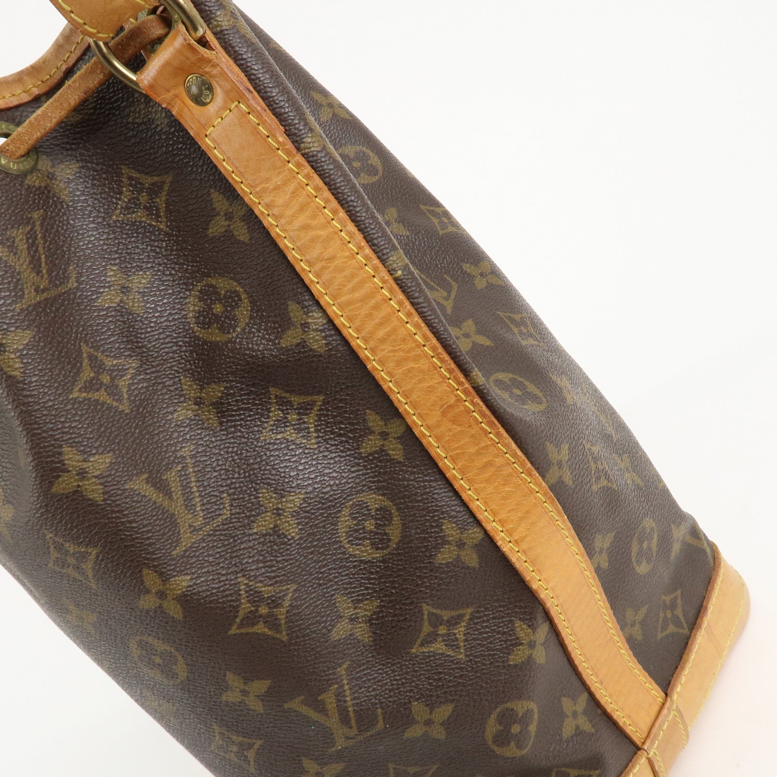 Louis Vuitton Monogram Noe Shoulder Bag Hand Bag Brown M42224 Used