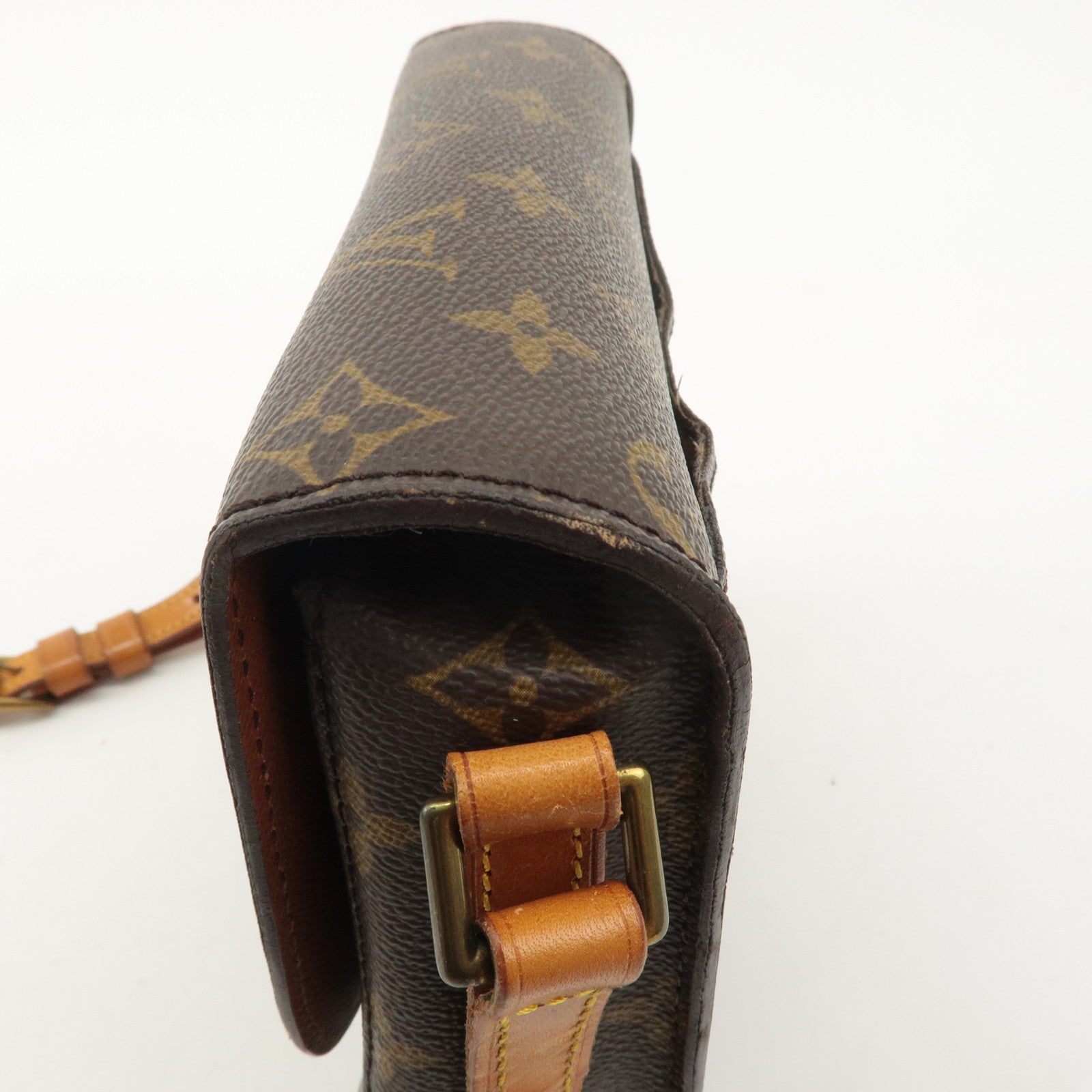 Louis Vuitton Monogram Saint Cloud MM Shoulder Bag Brown M51243