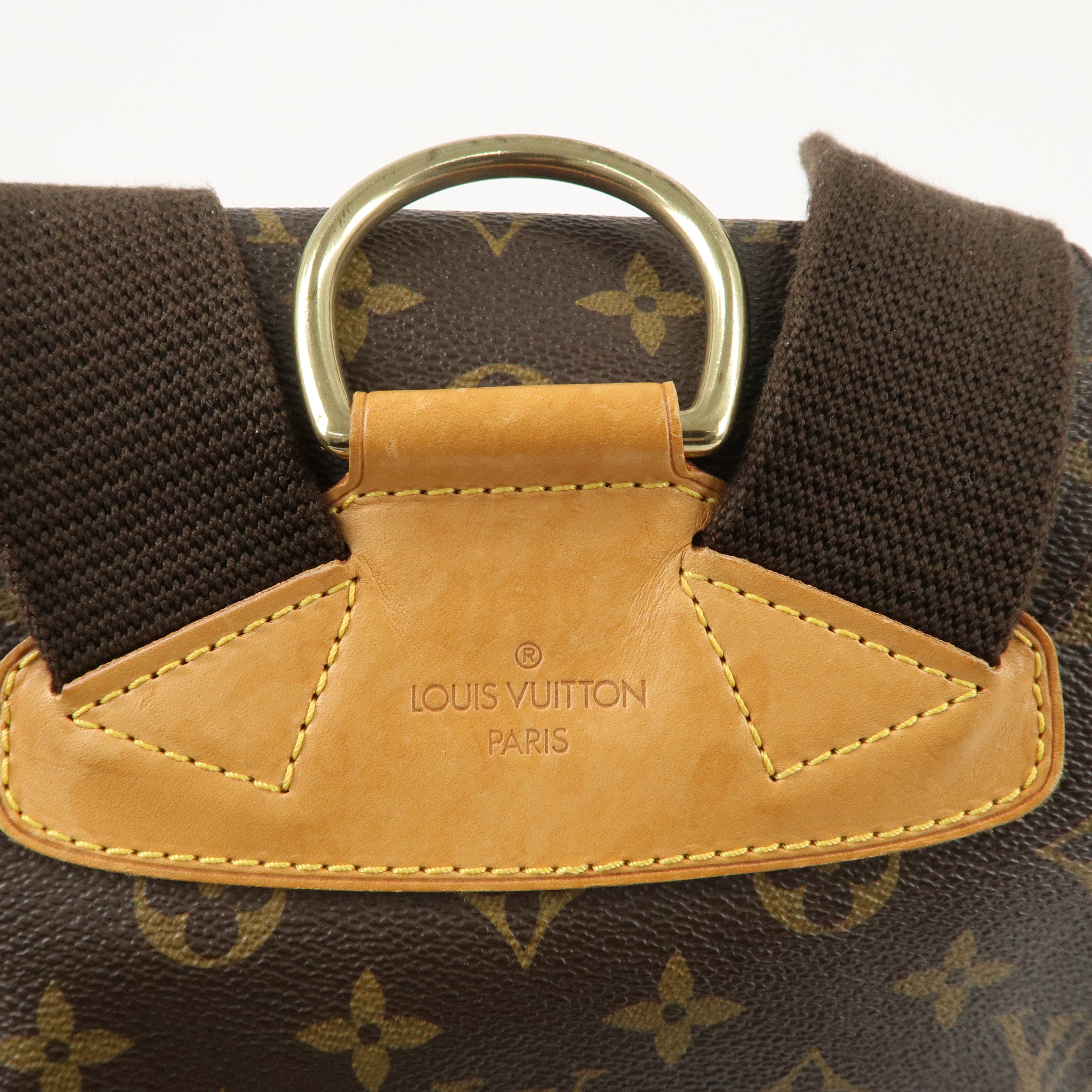 Louis Vuitton Monogram Montsouris GM Back Pack Brown M51135