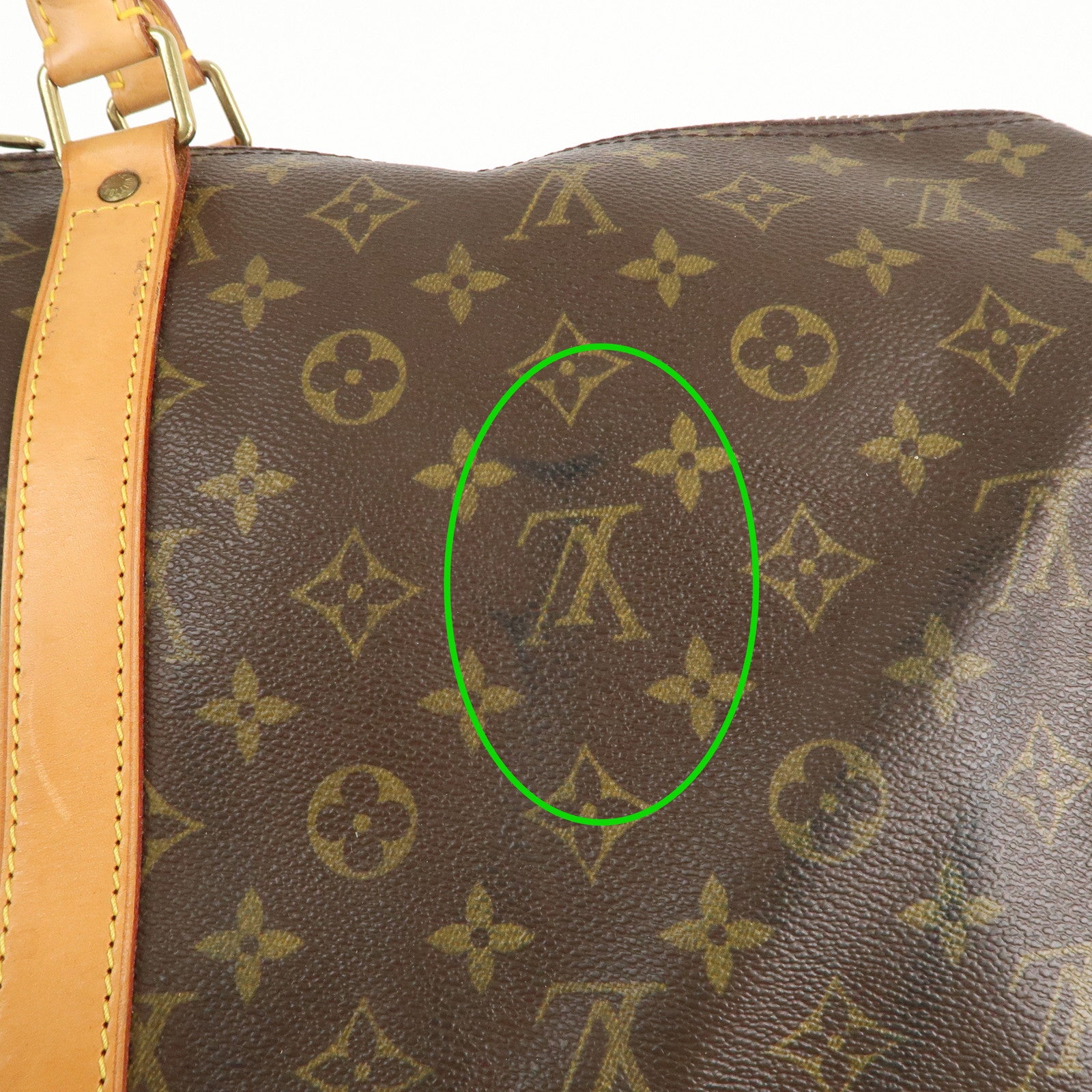 Louis Vuitton Monogram Keep All Bandouliere 55 Boston Bag M41414