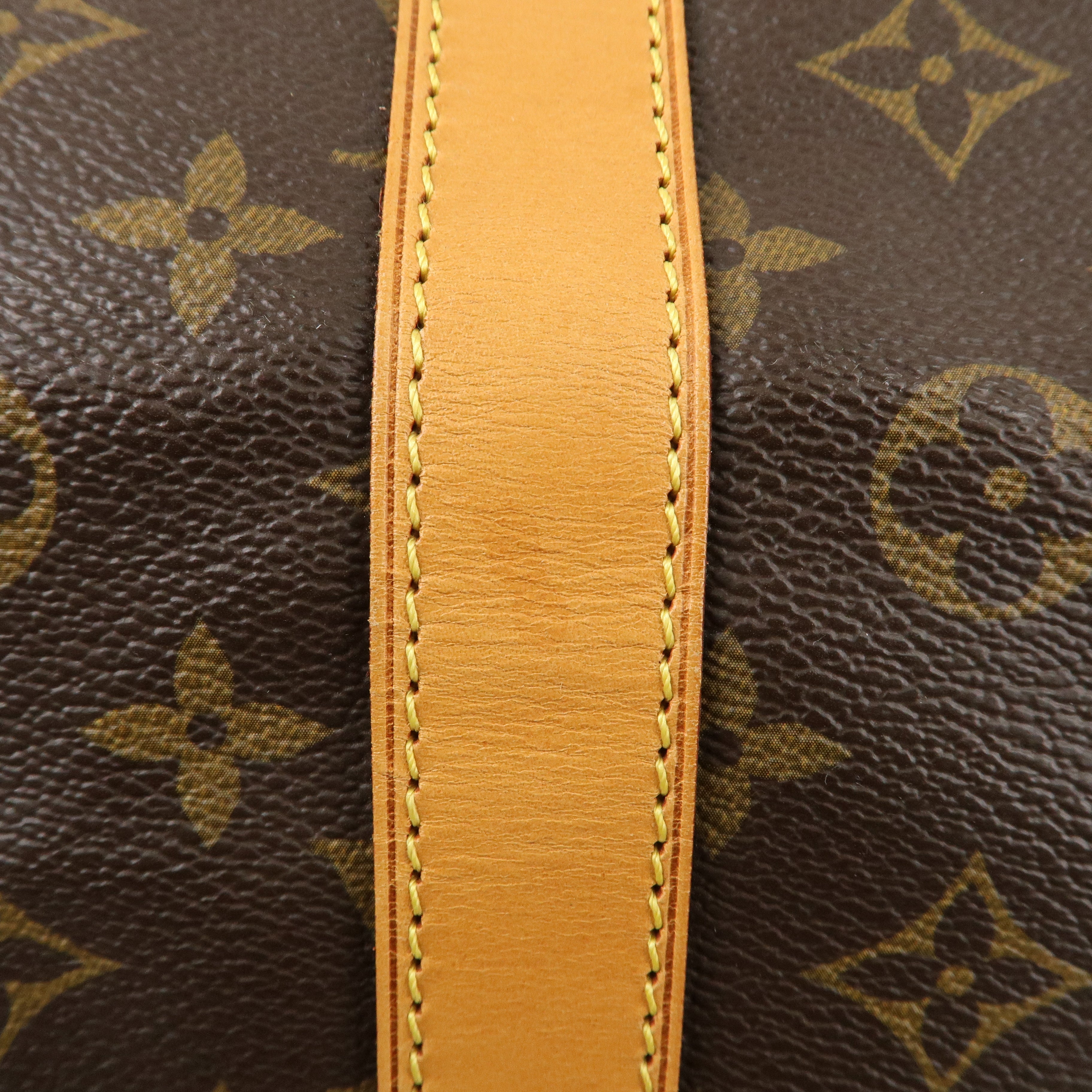 Louis Vuitton Monogram Keep All Bandouliere 60 Bag Brown M41412