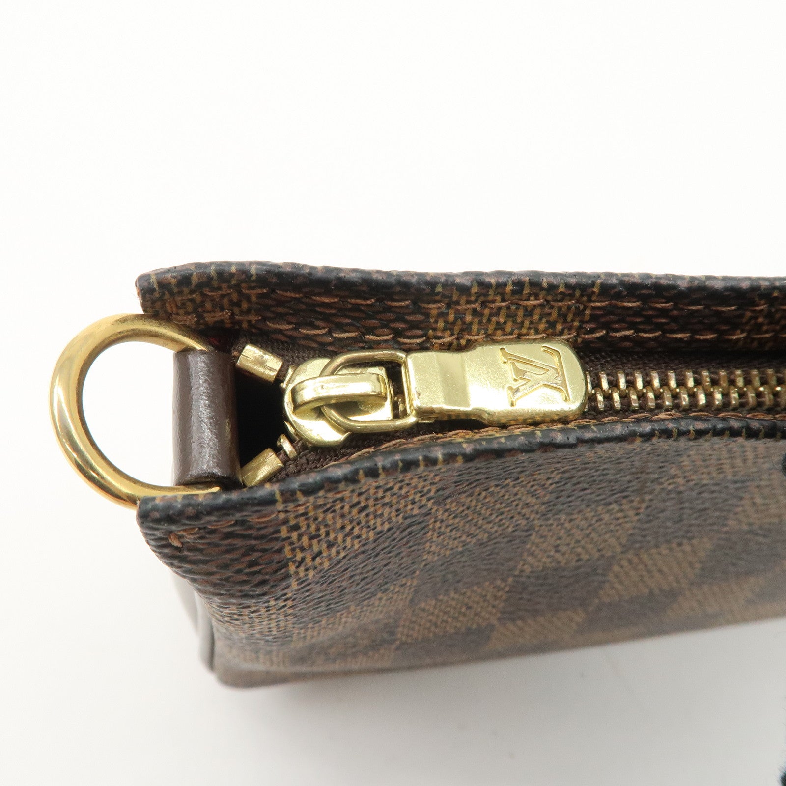 Louis Vuitton Damier Navona Accessoires Pouch Hand Bag N51983 Used