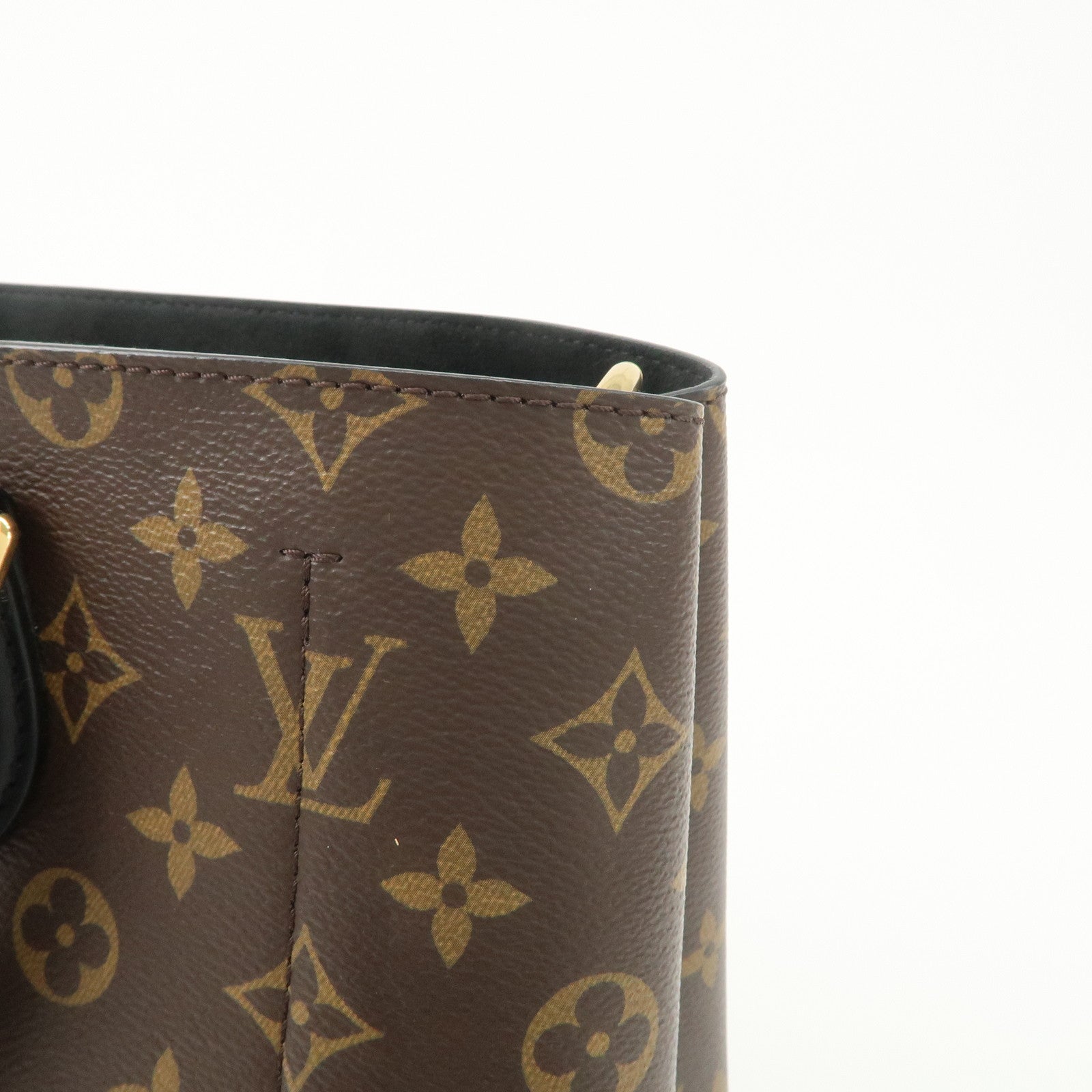 Louis Vuitton Monogram Flower Tote 2Way Hand Bag Noir M43550