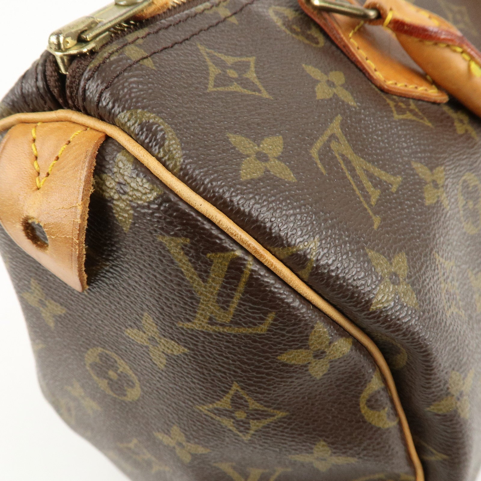 Louis Vuitton Monogram Speedy 30 Hand Bag Boston Bag M41526 Used