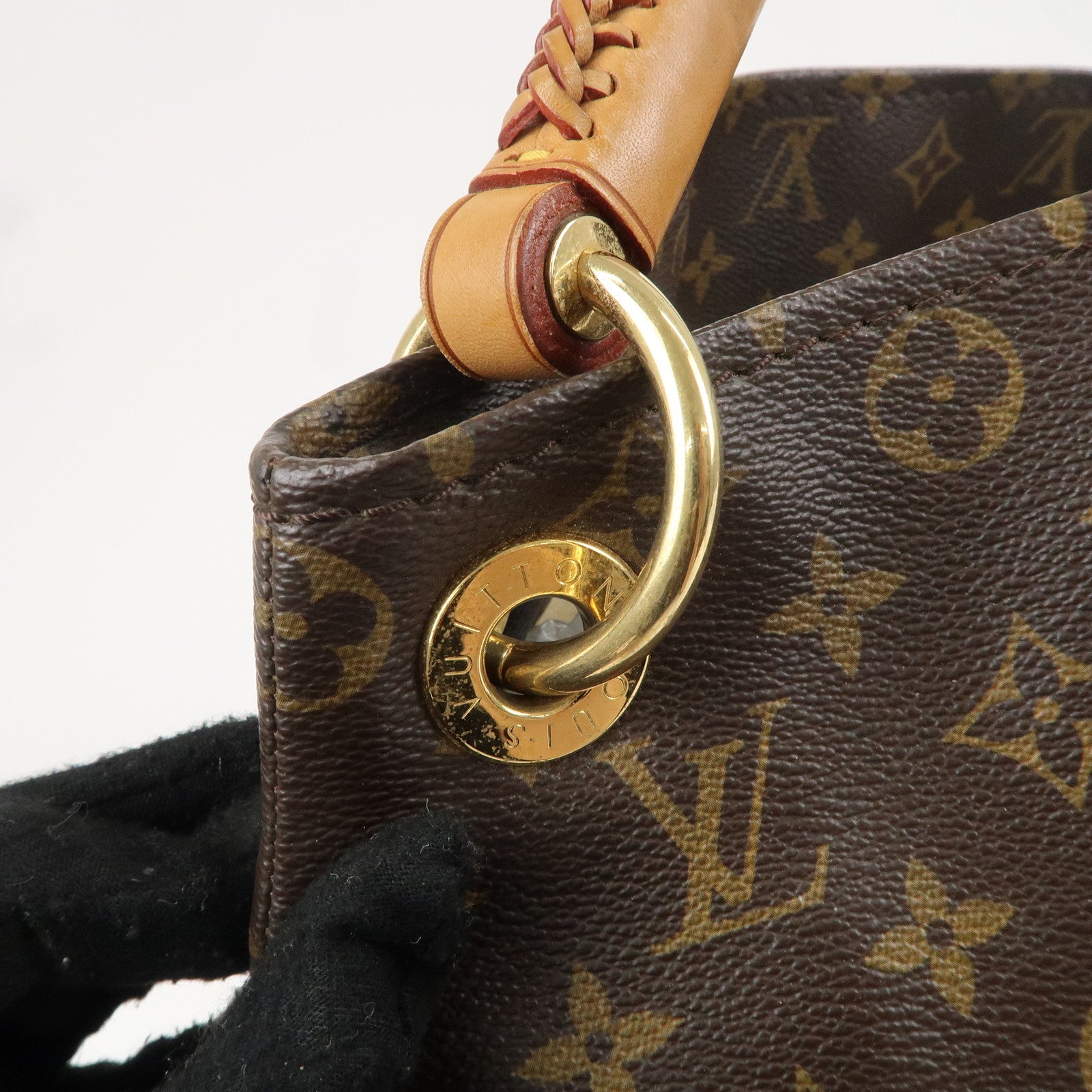 Louis Vuitton Monogram Artsy MM Shoulder Bag Brown M40249