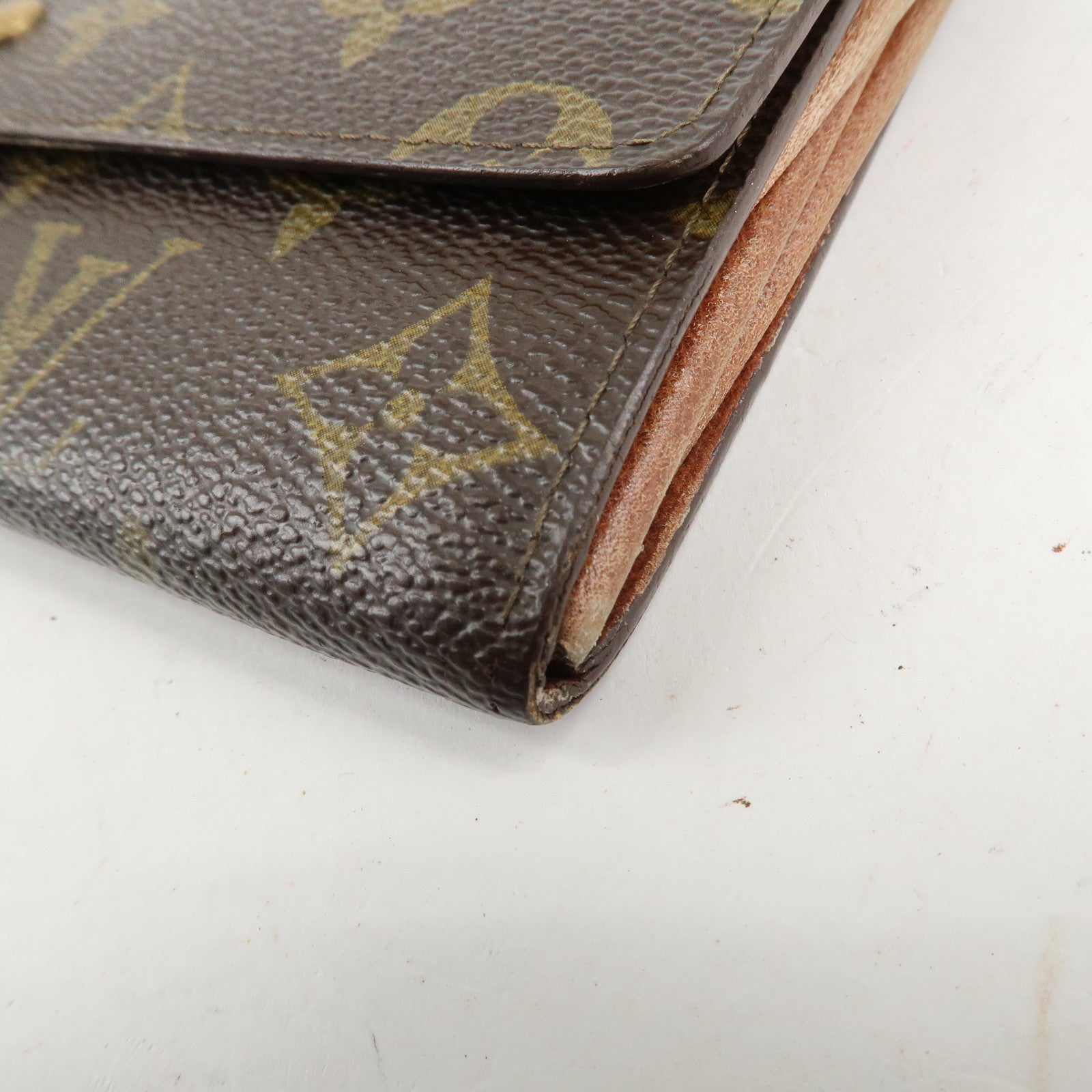 Louis Vuitton Monogram Set of 2 Long Wallet Brown M61723