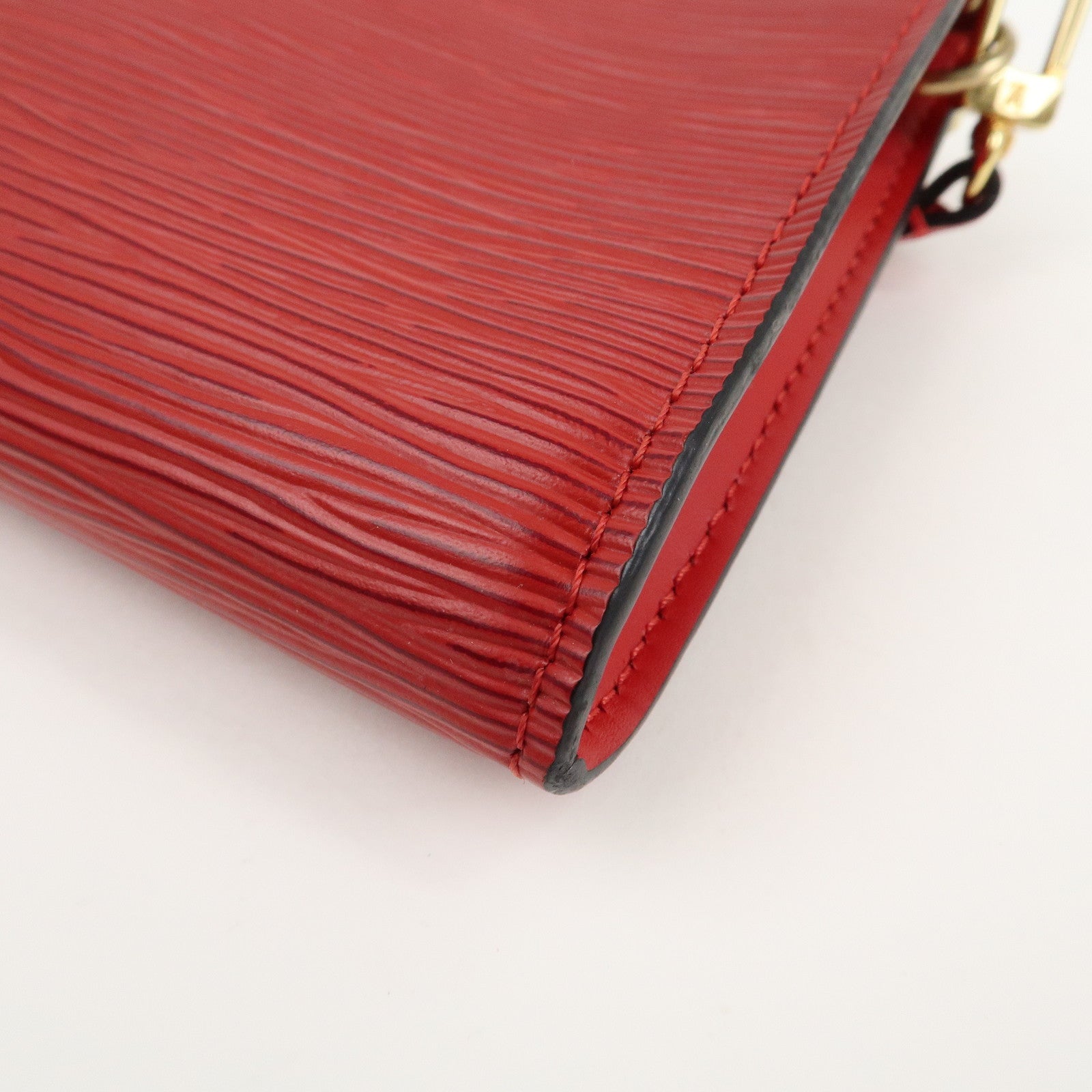 Louis Vuitton Epi Pochette Accessoires Pouch Castilian Red M52947 Used