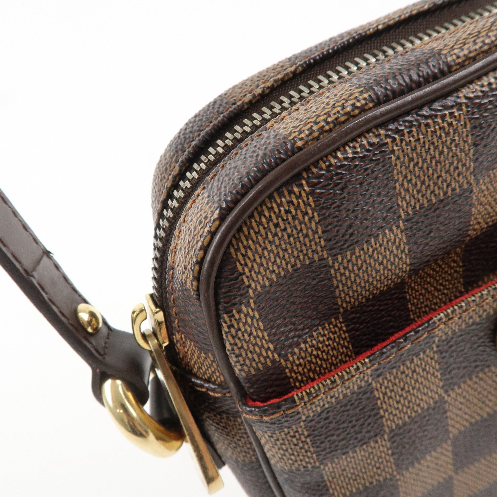 Louis Vuitton Damier Rift Shoulder Bag Brown N60009