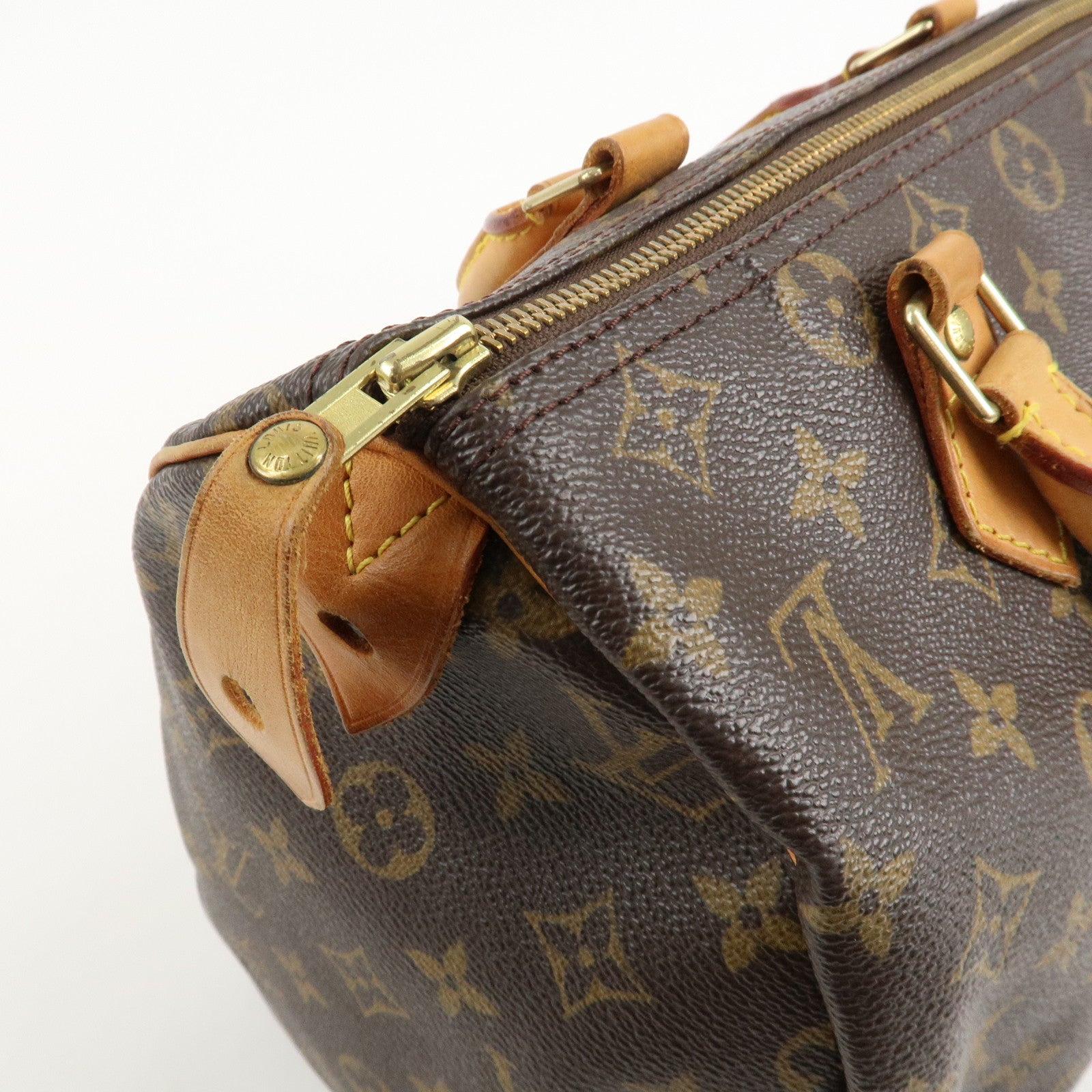 Louis Vuitton Monogram Speedy 30 Hand Bag Boston Bag M41526 Used