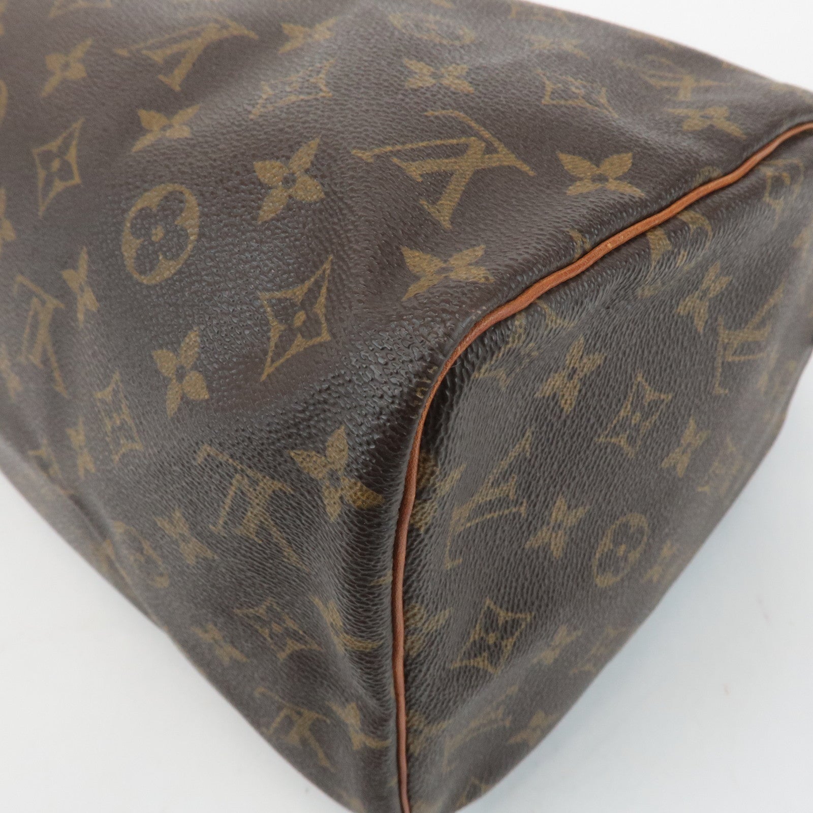 Louis Vuitton Monogram Speedy 30 Hand Bag Boston Bag M41526 Used