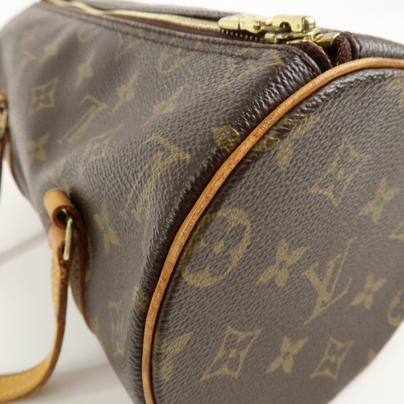 Louis Vuitton Monogram Papillon 26 Hand Bag Shoulder Bag M51385 Used