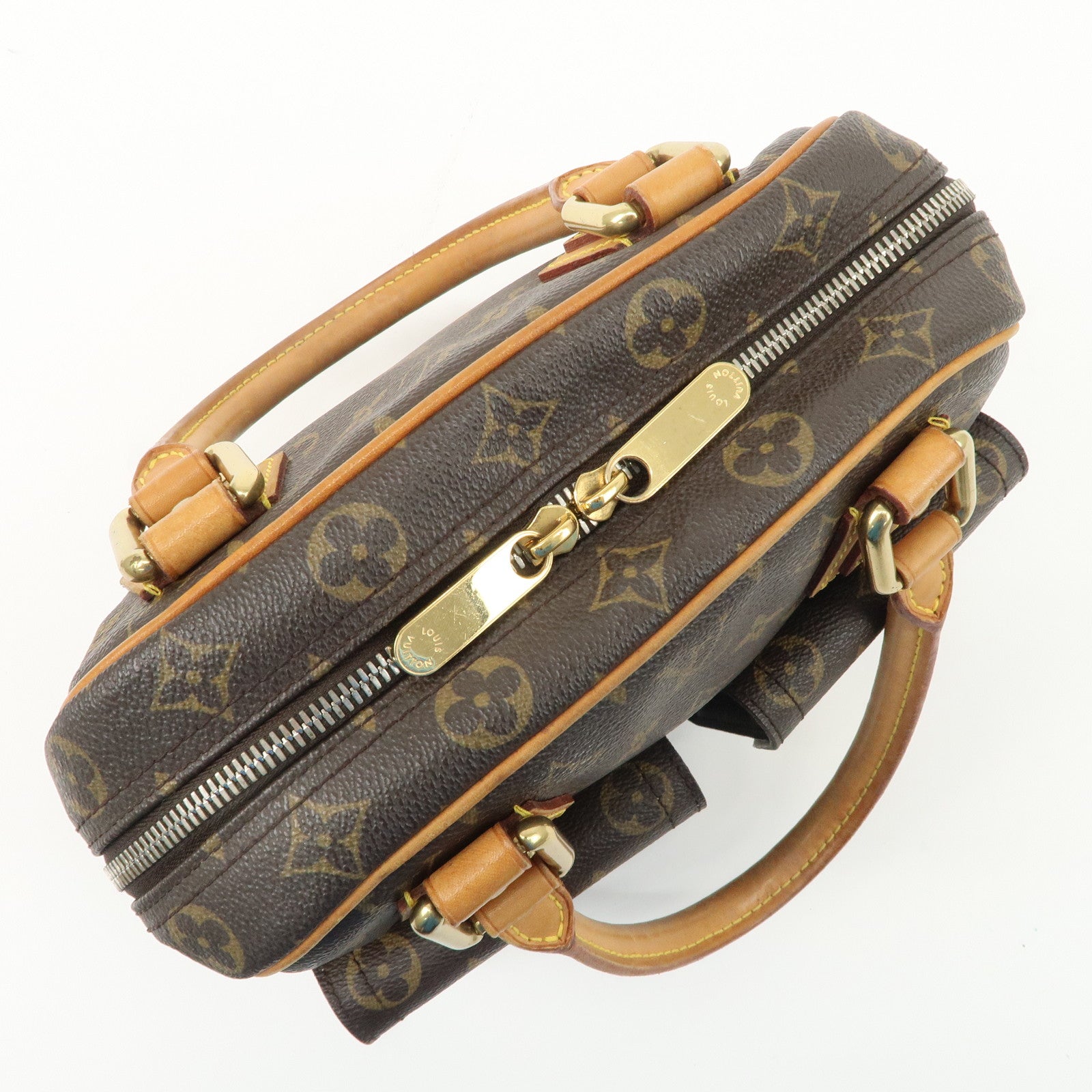 Louis Vuitton Monogram Manhattan PM Hand Bag M40026 Used