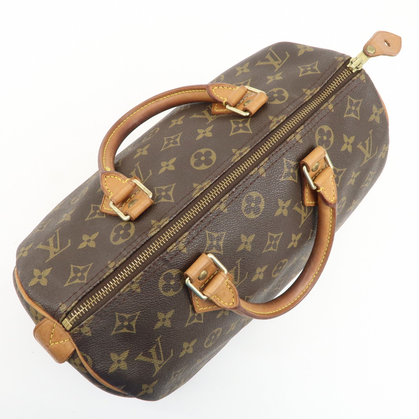 Louis Vuitton Monogram Speedy 30 Hand Bag Boston Bag M41526 Used