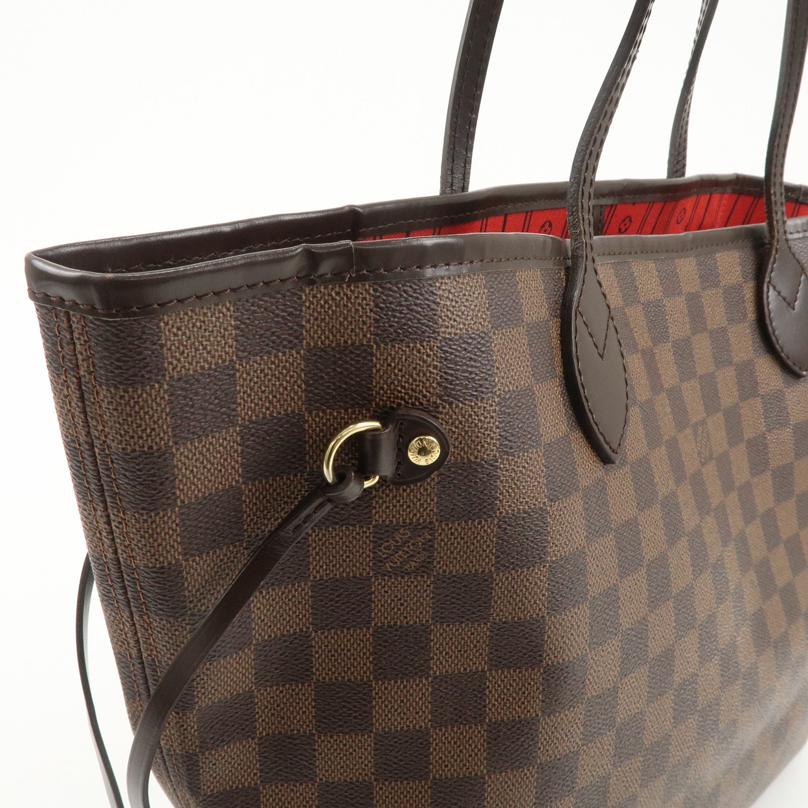 Louis Vuitton Damier Neverfull MM Tote Bag N51105 Used