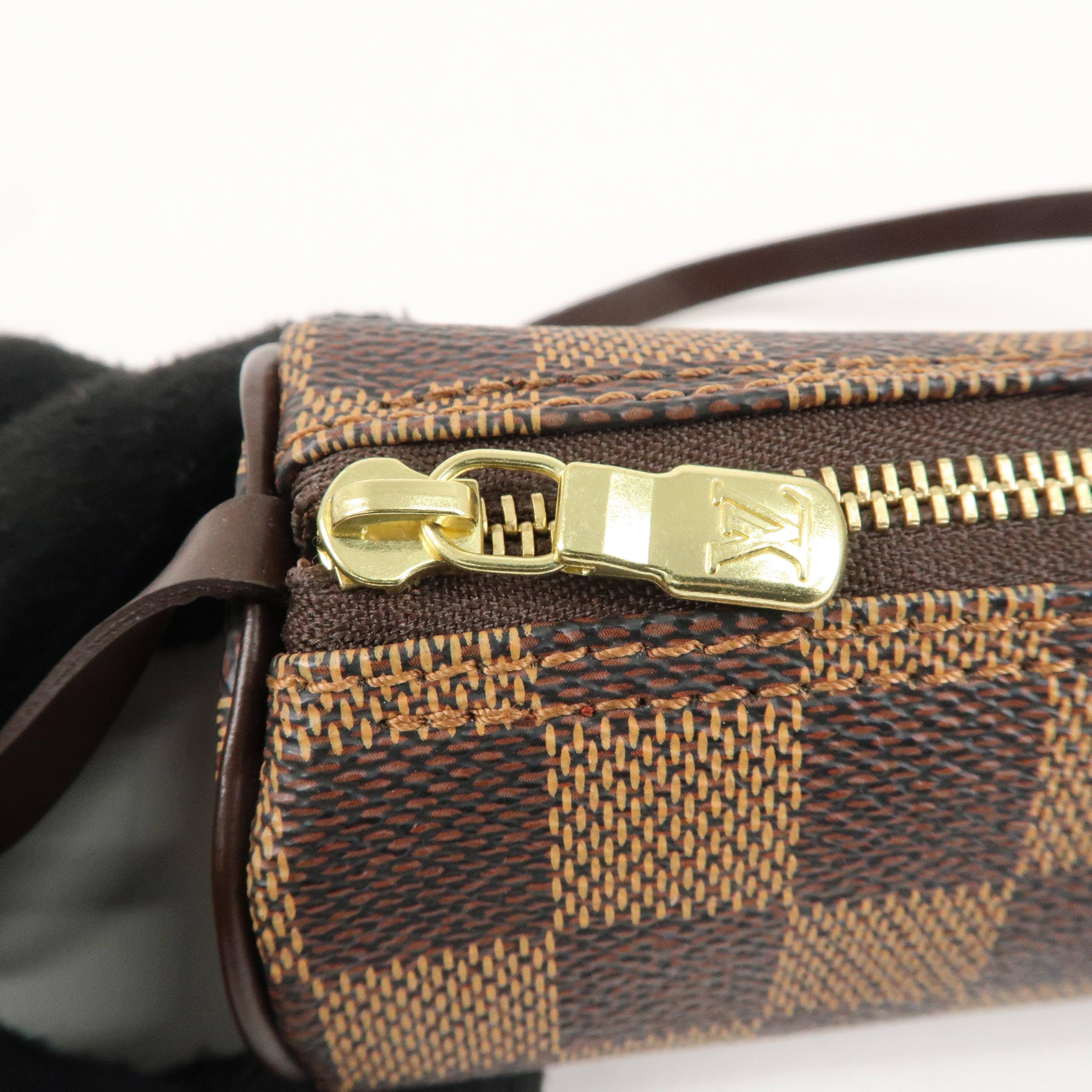 Louis Vuitton Damier Mini Pouch For Papillon Bag Brown