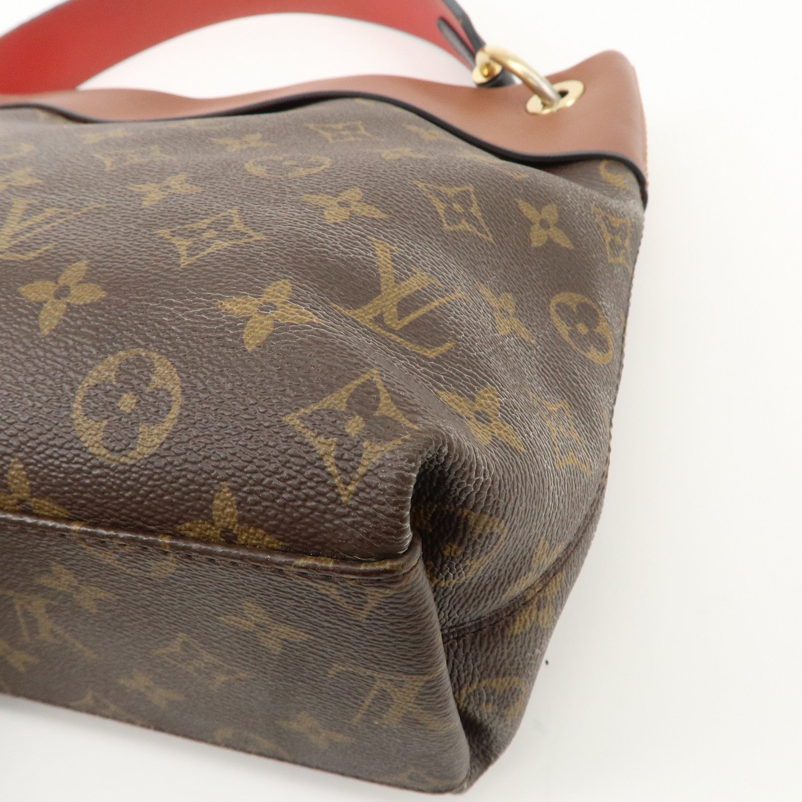 Louis Vuitton Monogram Tuileries Besace 2Way Bag Brown M43157 Used