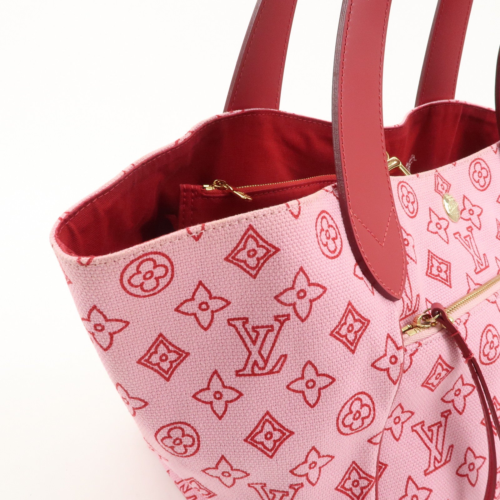 Louis Vuitton Beach Line Cabas Ipanema PM Tote Bag Rose M95984