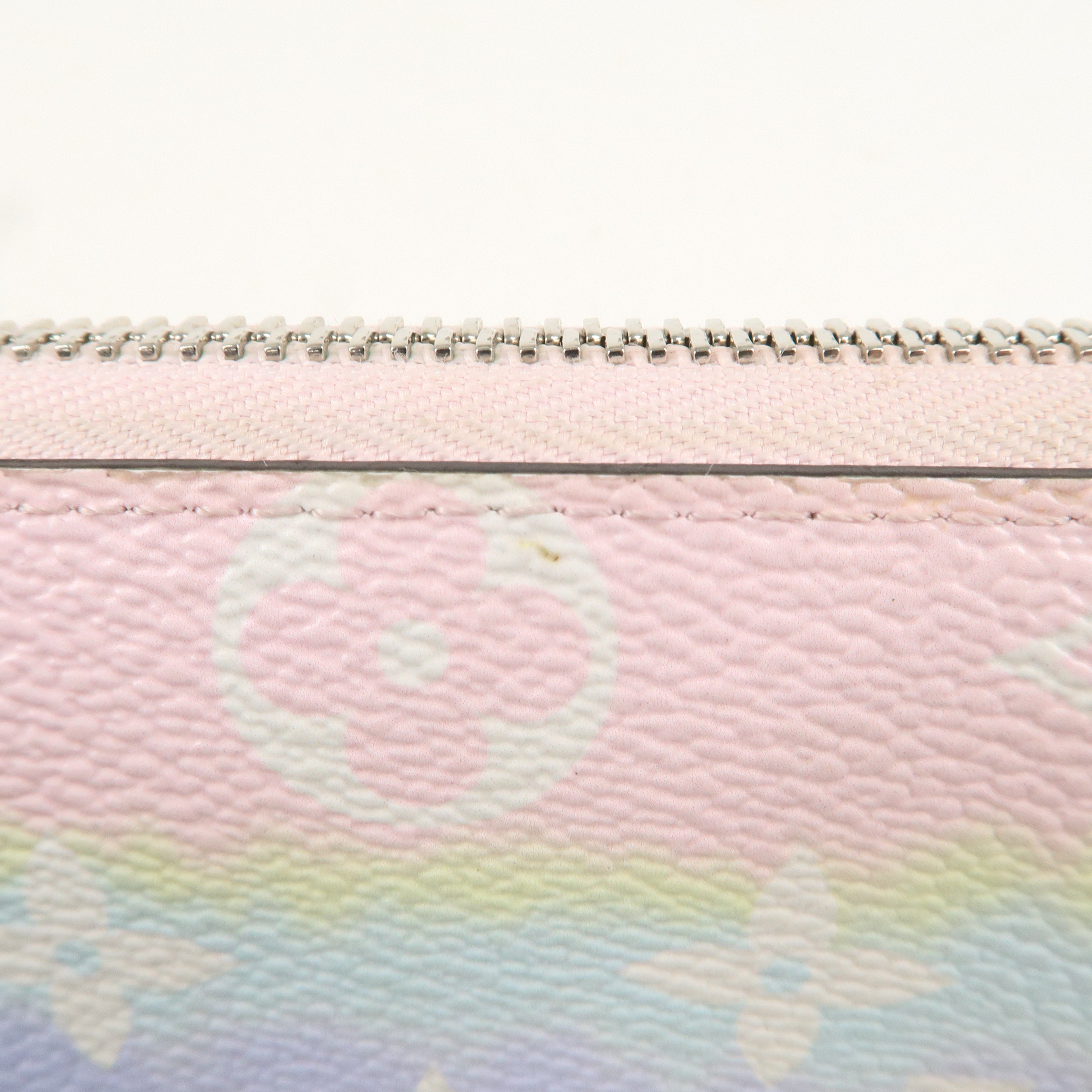 Louis Vuitton Monogram Escal Zippy Wallet Pastel Pink M69100