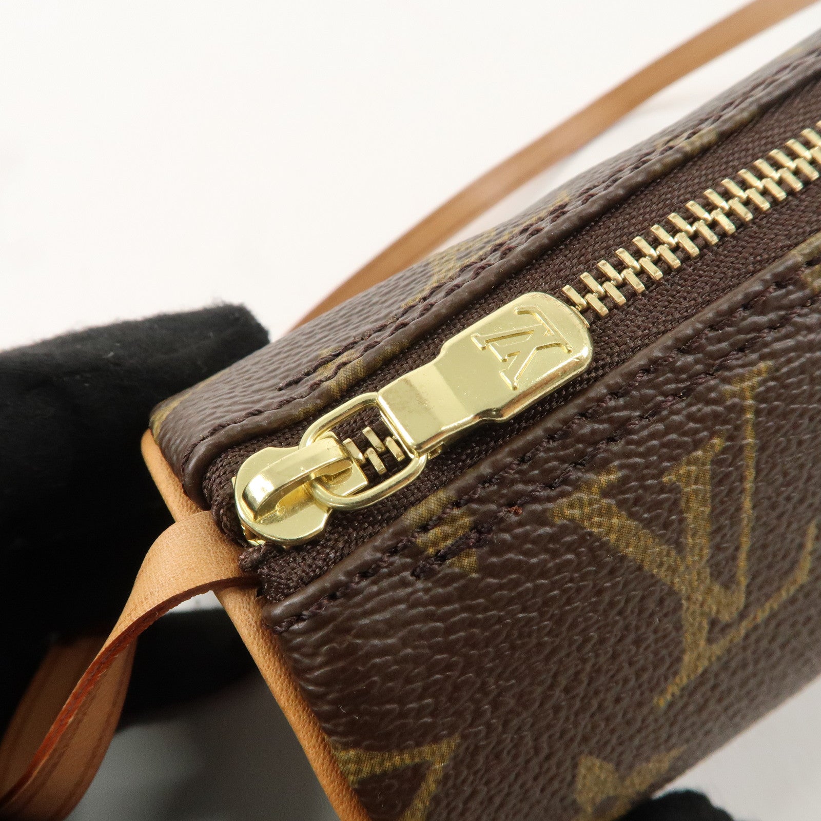 Louis Vuitton Monogram Papillon Pouch For Papillon Bag Brown