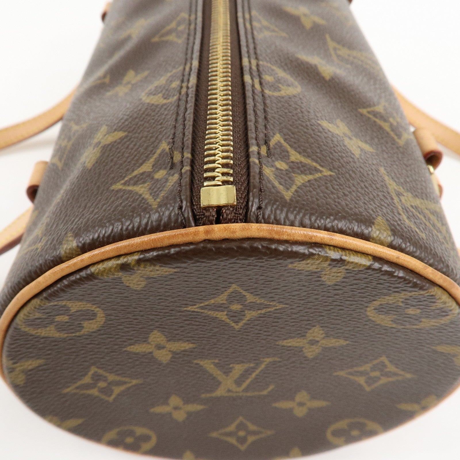 Louis Vuitton Monogram Papillon 26 Hand Bag New Style Brown M51386 Used