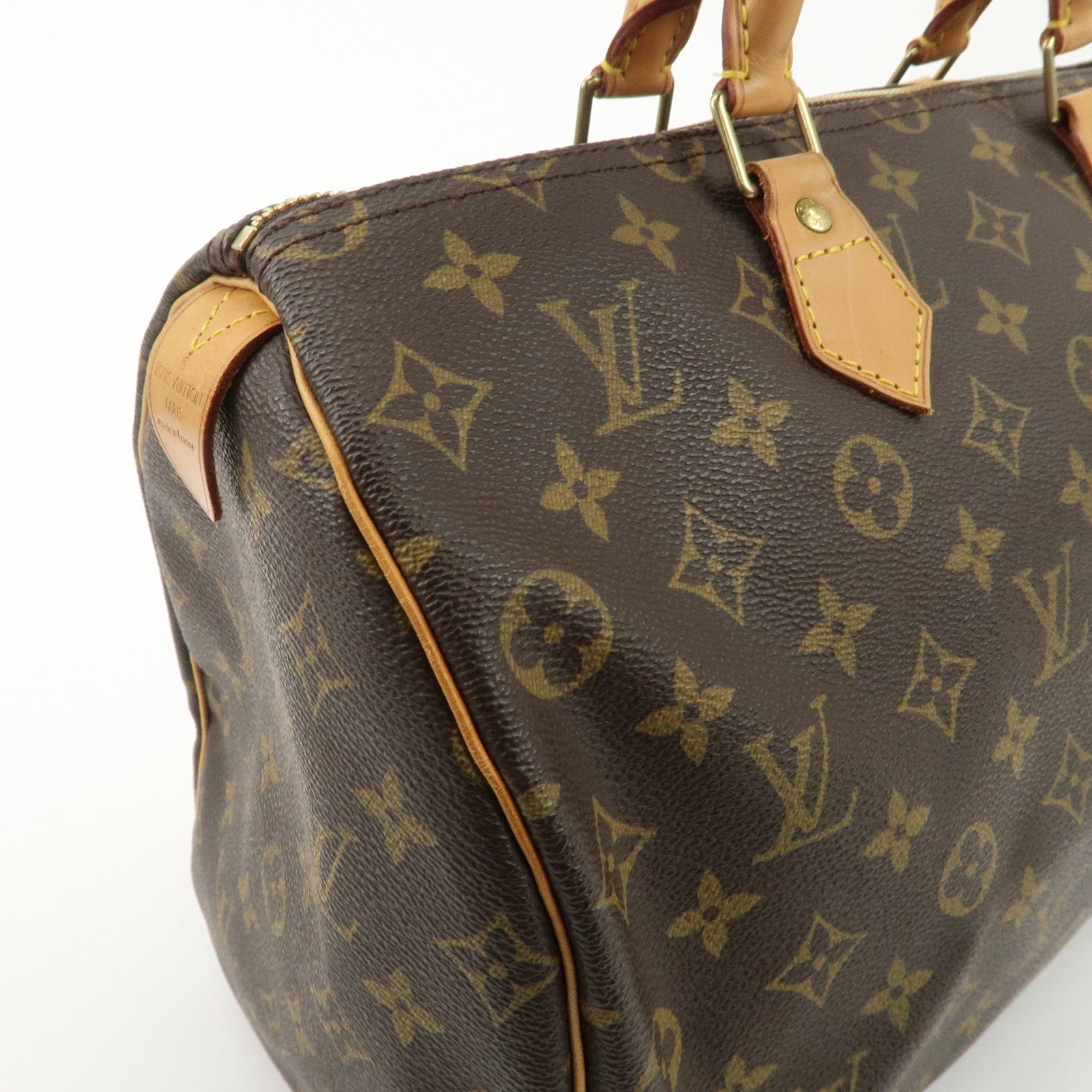 Louis Vuitton Monogram Speedy 35 Hand Bag Boston Bag M41524 Used