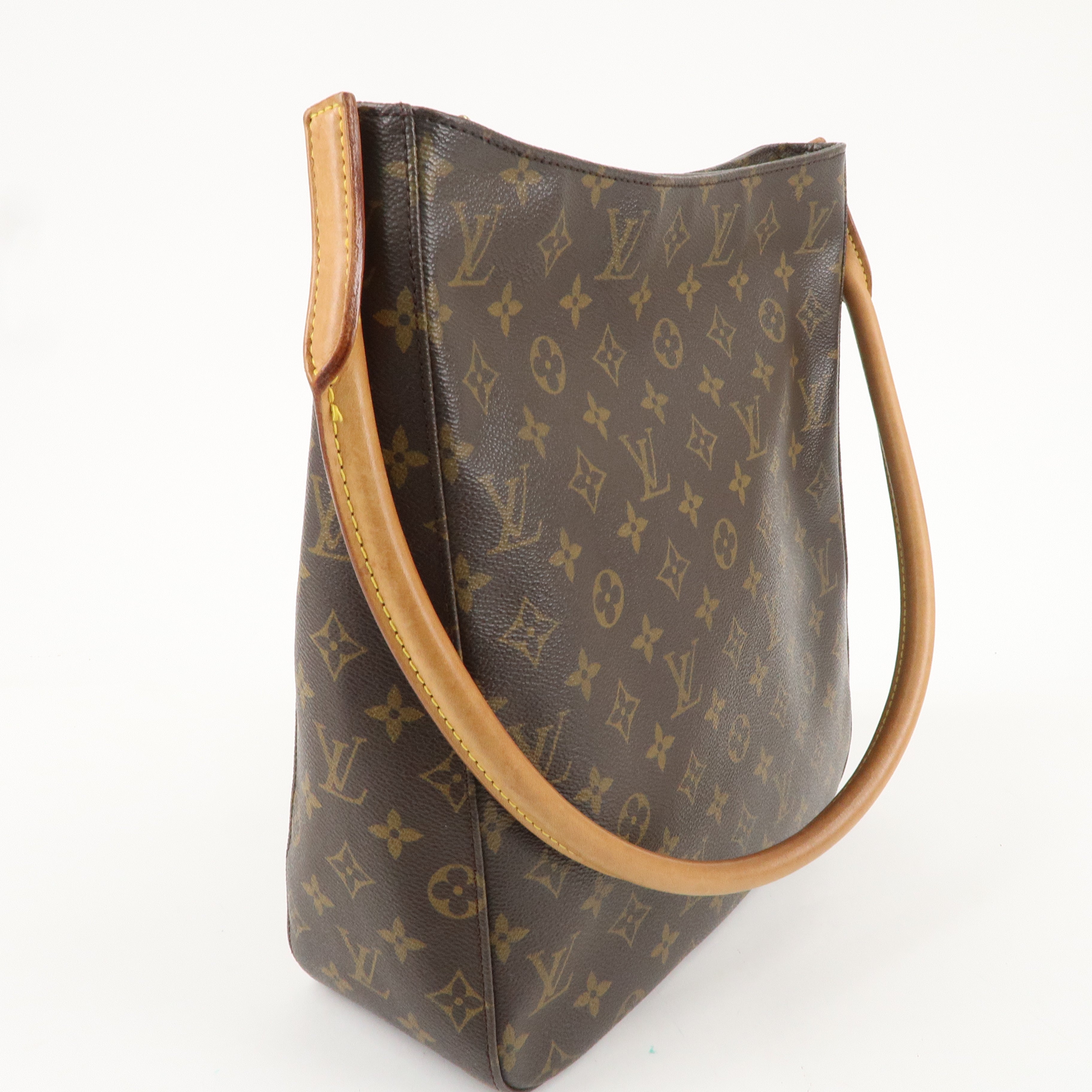 Louis Vuitton Monogram Looping GM Shoulder Bag Brown M51145