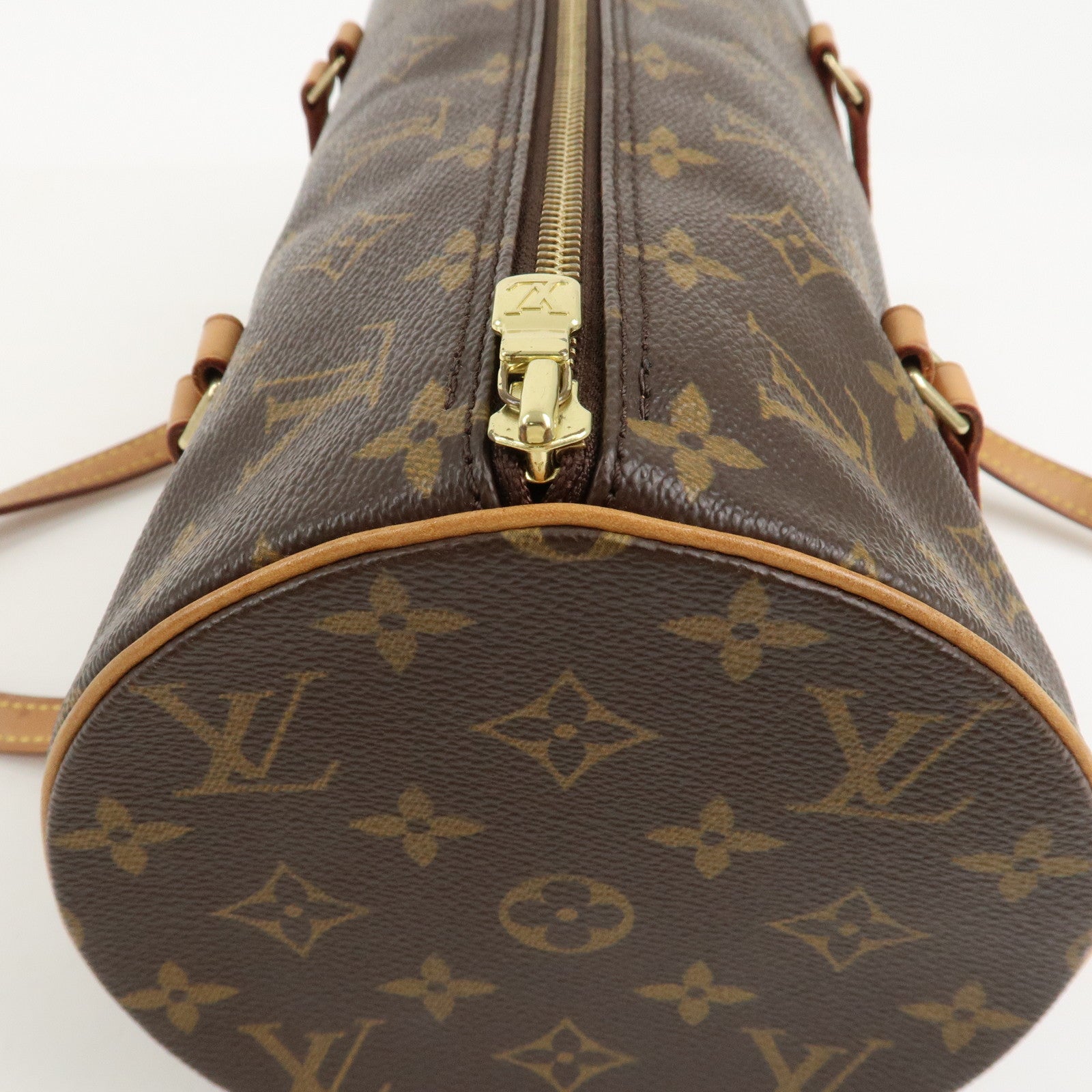 Louis Vuitton Monogram Papillon 30 Hand Bag Brown M51385 Used