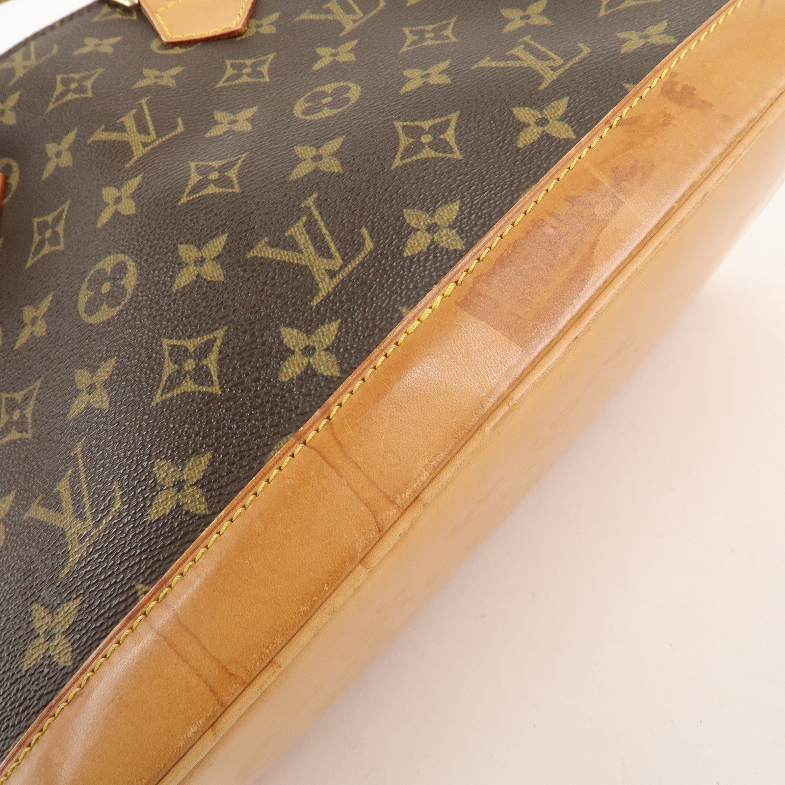 Louis Vuitton Monogram Alma Hand Bag Brown M51130