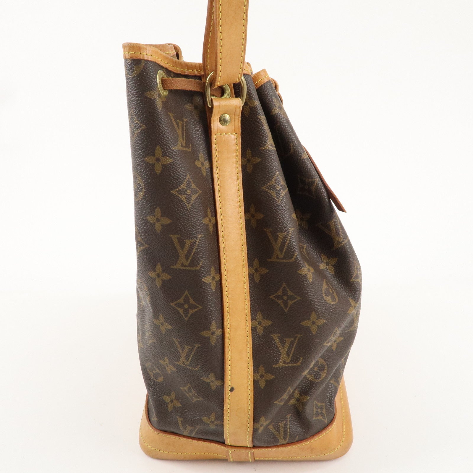 Louis Vuitton Monogram Noe Shoulder Bag Hand Bag Brown M42224