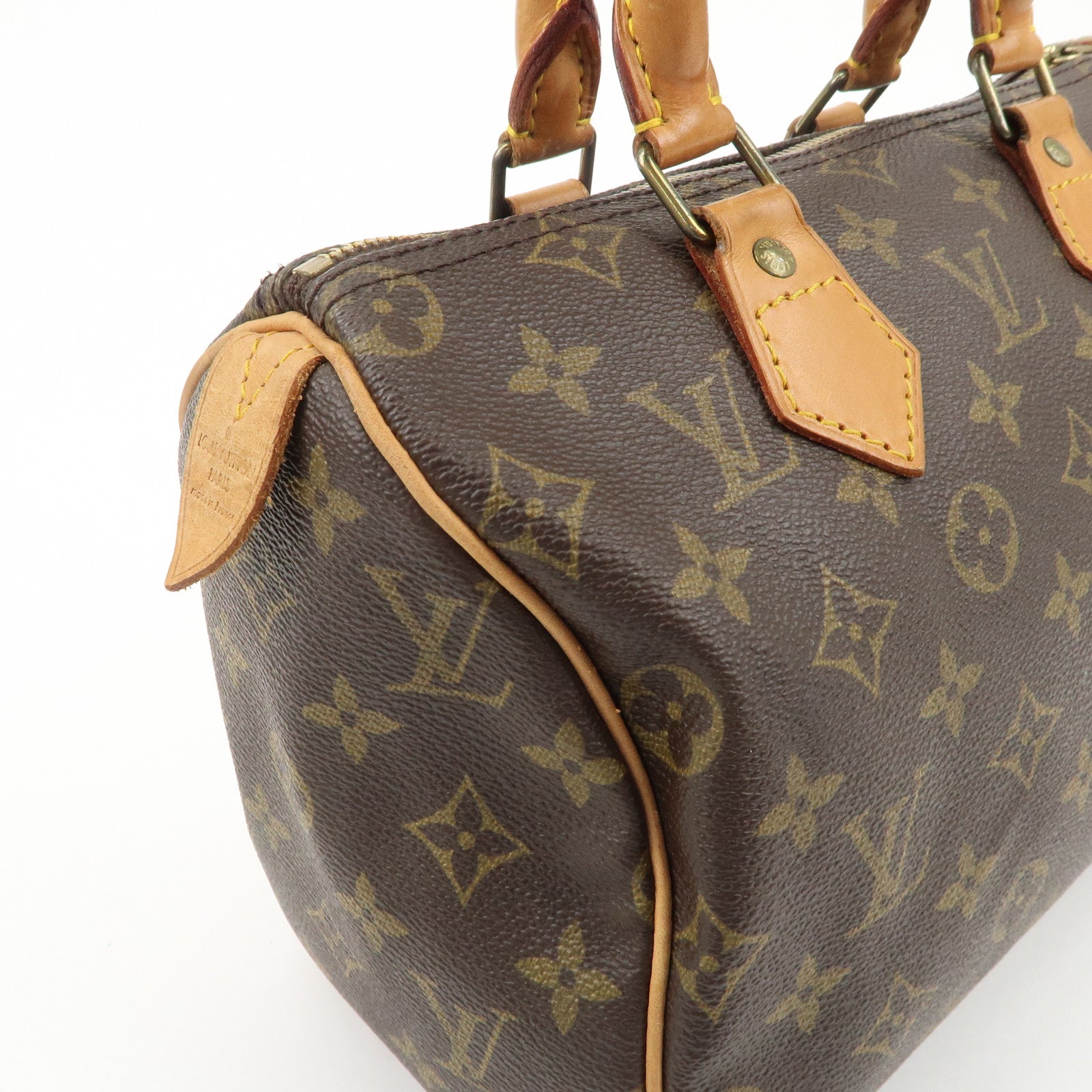 Louis Vuitton Monogram Speedy 25 Hand Bag Boston Bag M41528 Used