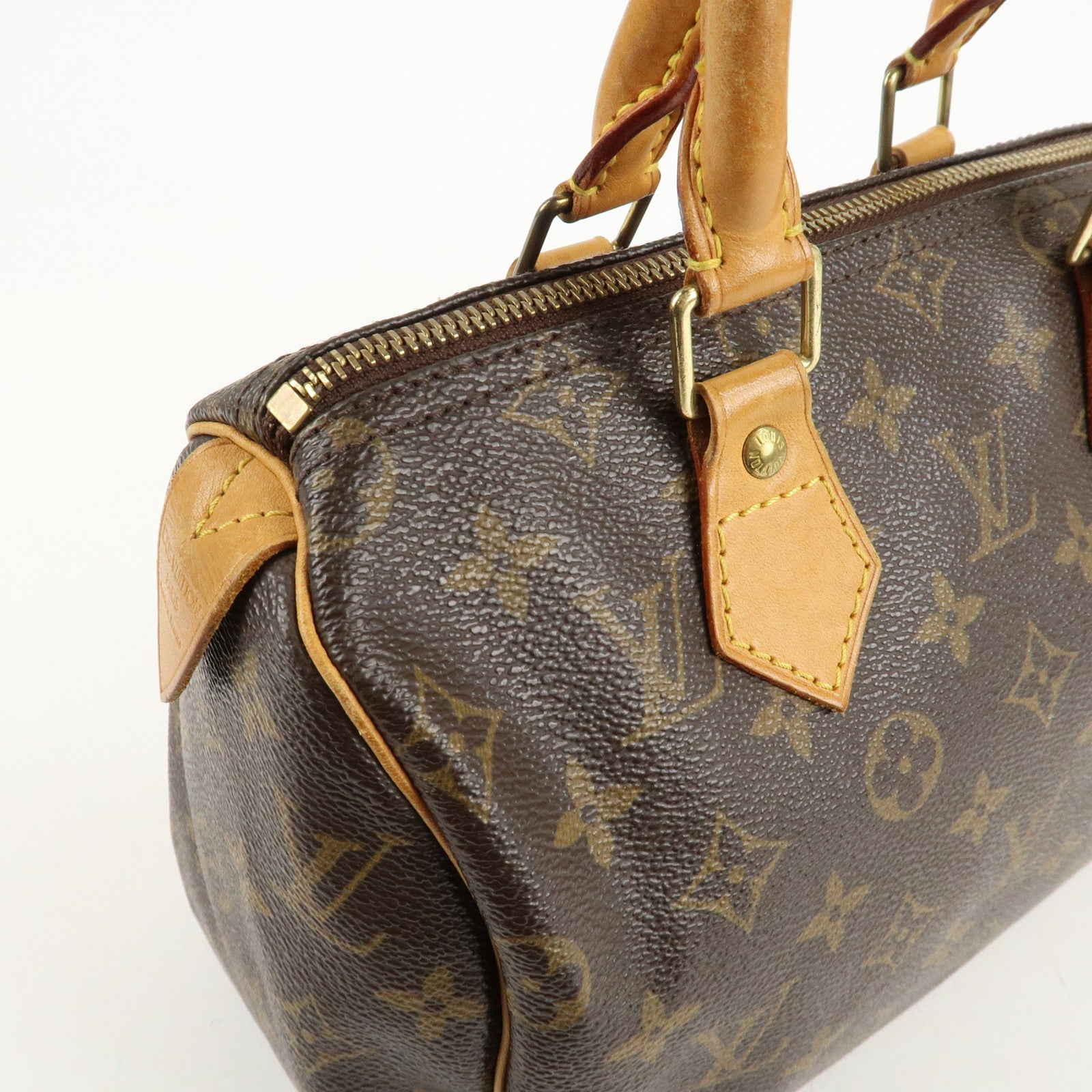 Louis Vuitton Monogram Speedy 25 Hand Bag Boston Bag M41528 Used