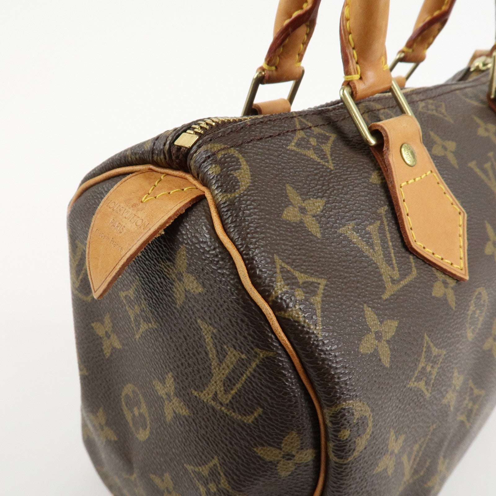 Louis Vuitton Monogram Speedy 25 Hand Bag Boston Bag M41528 Used