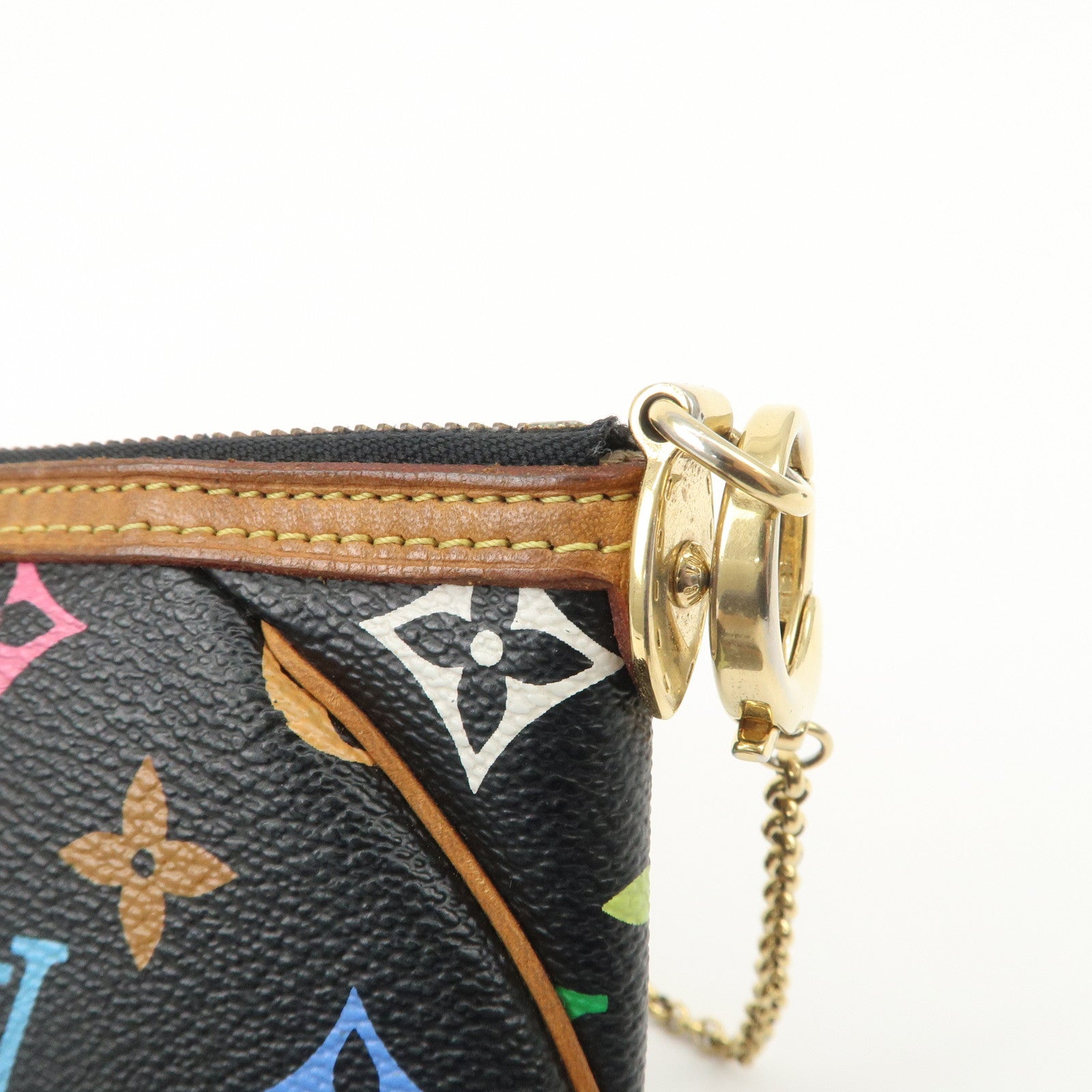 Louis Vuitton Monogram MultiColor Pochette Milla MM Pouch M60097 Used