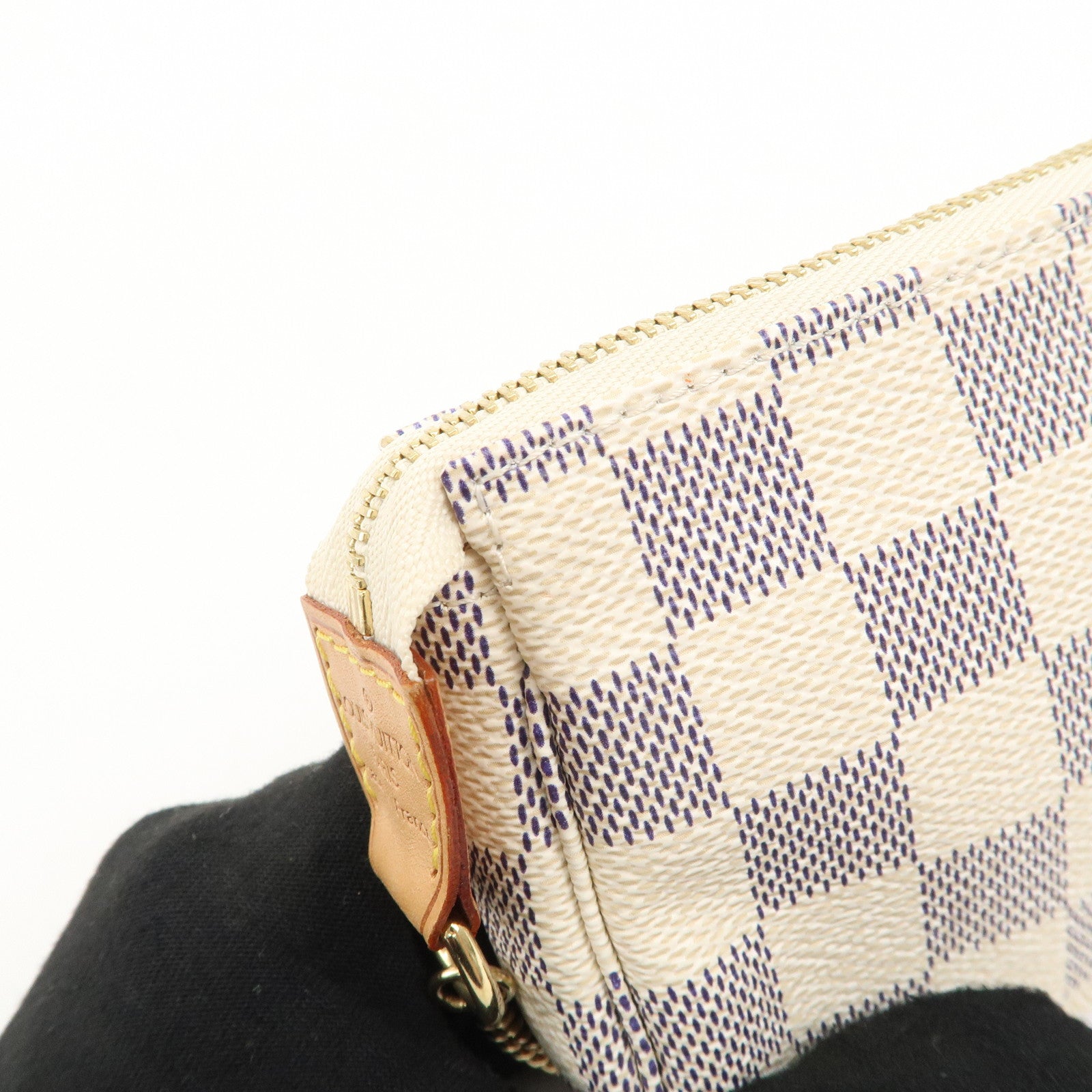 Louis Vuitton Damier Azur Mini Pochette Accessoires Pouch N58010 Used