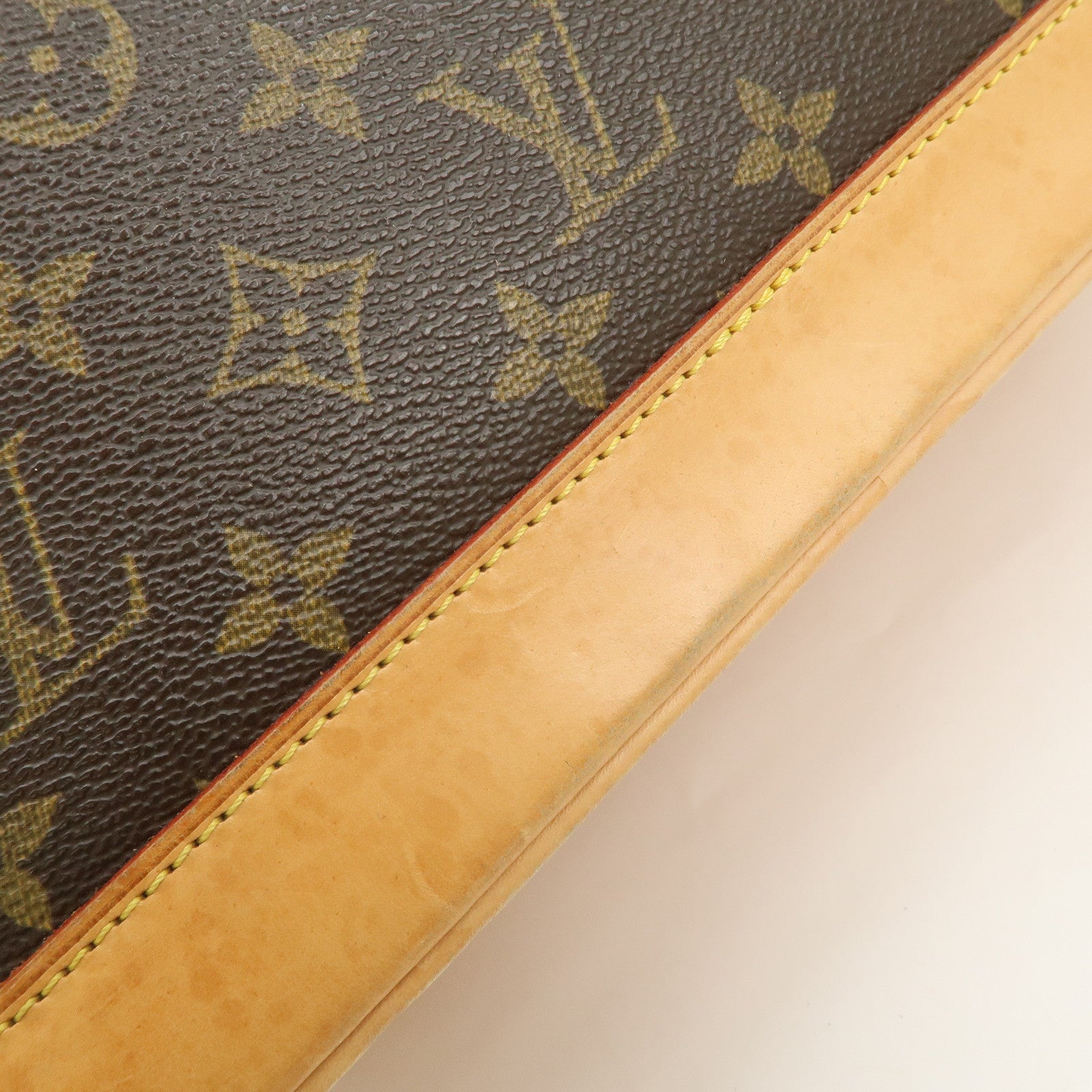 Louis Vuitton Monogram Alma Hand Bag Brown M51130